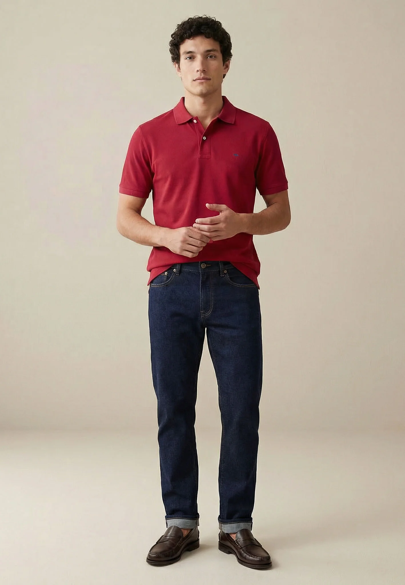 Poloshirt aus Baumwolle mit strukturierter Oberfläche – Premium Cotton - Image 10