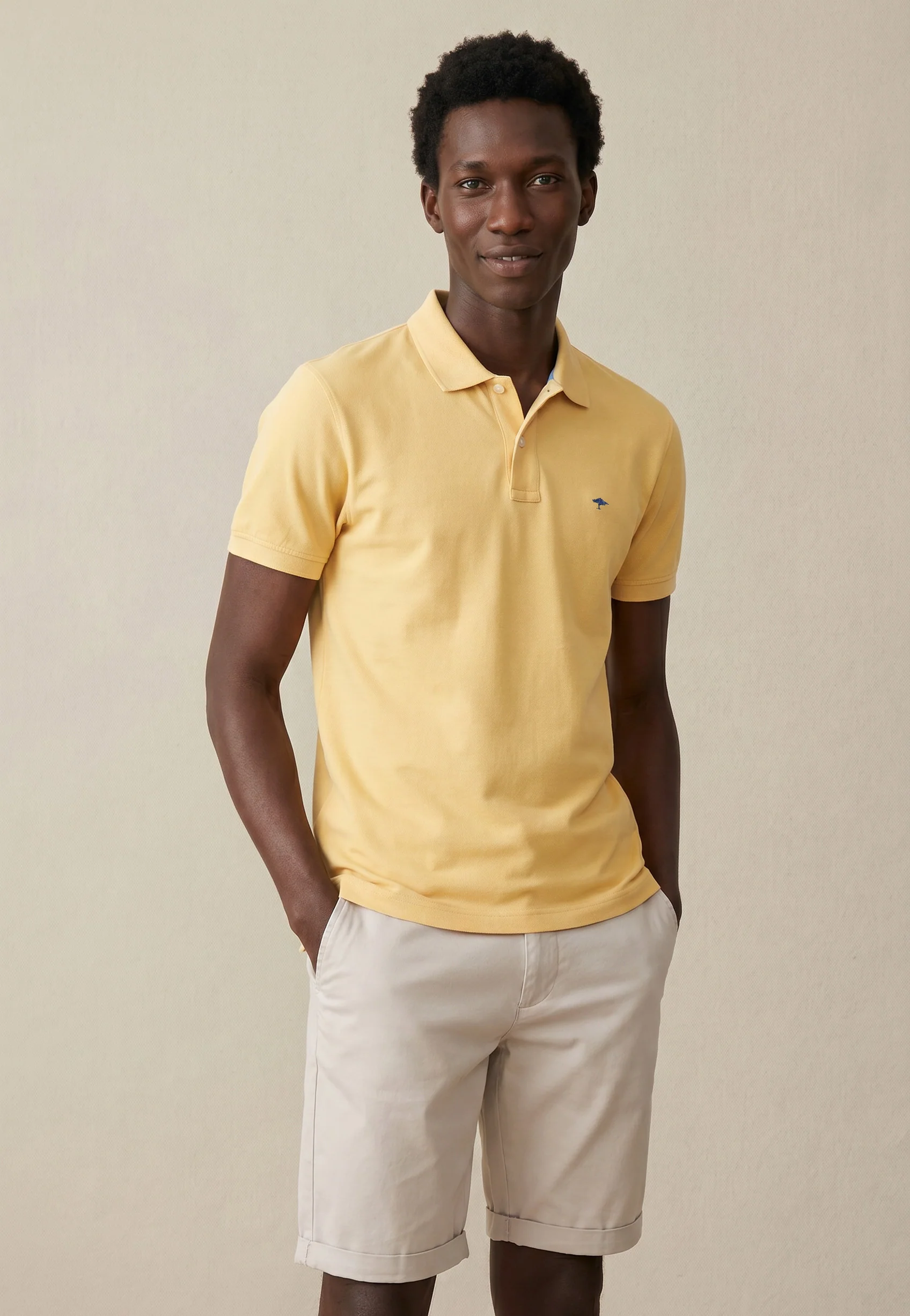 Poloshirt aus Baumwolle mit strukturierter Oberfläche – Premium Cotton - Image 14