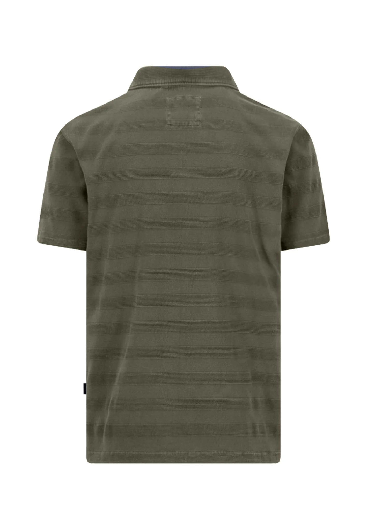 Poloshirt aus Baumwolle mit Strukturstreifen und Polokragen - Image 10