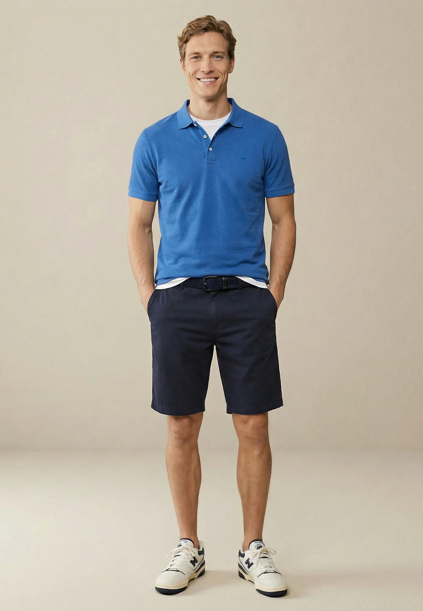 Poloshirt aus Baumwollmix mit klassischem Kragen - Image 12