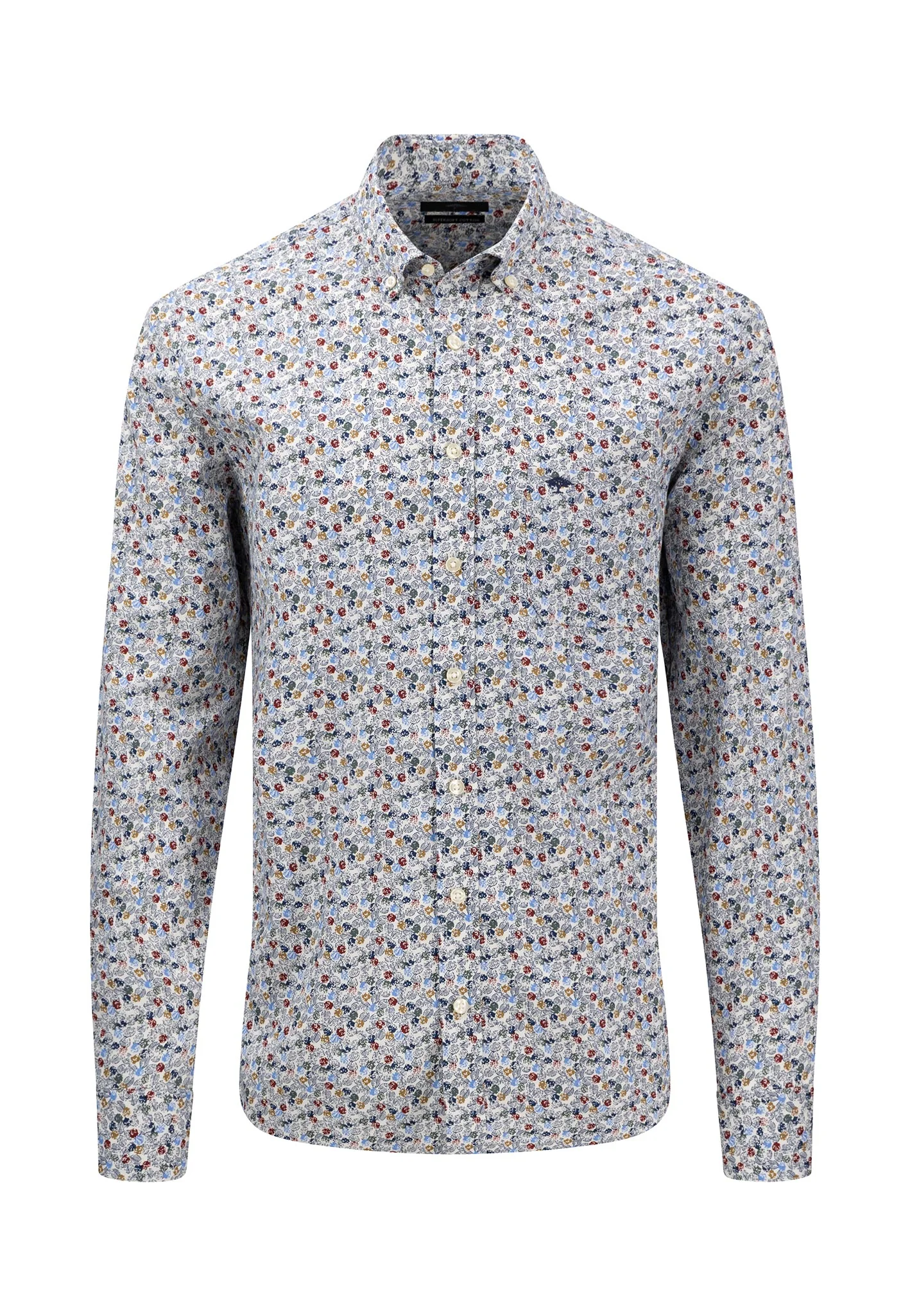 Lässiges Print-Hemd mit Button-Down-Kragen