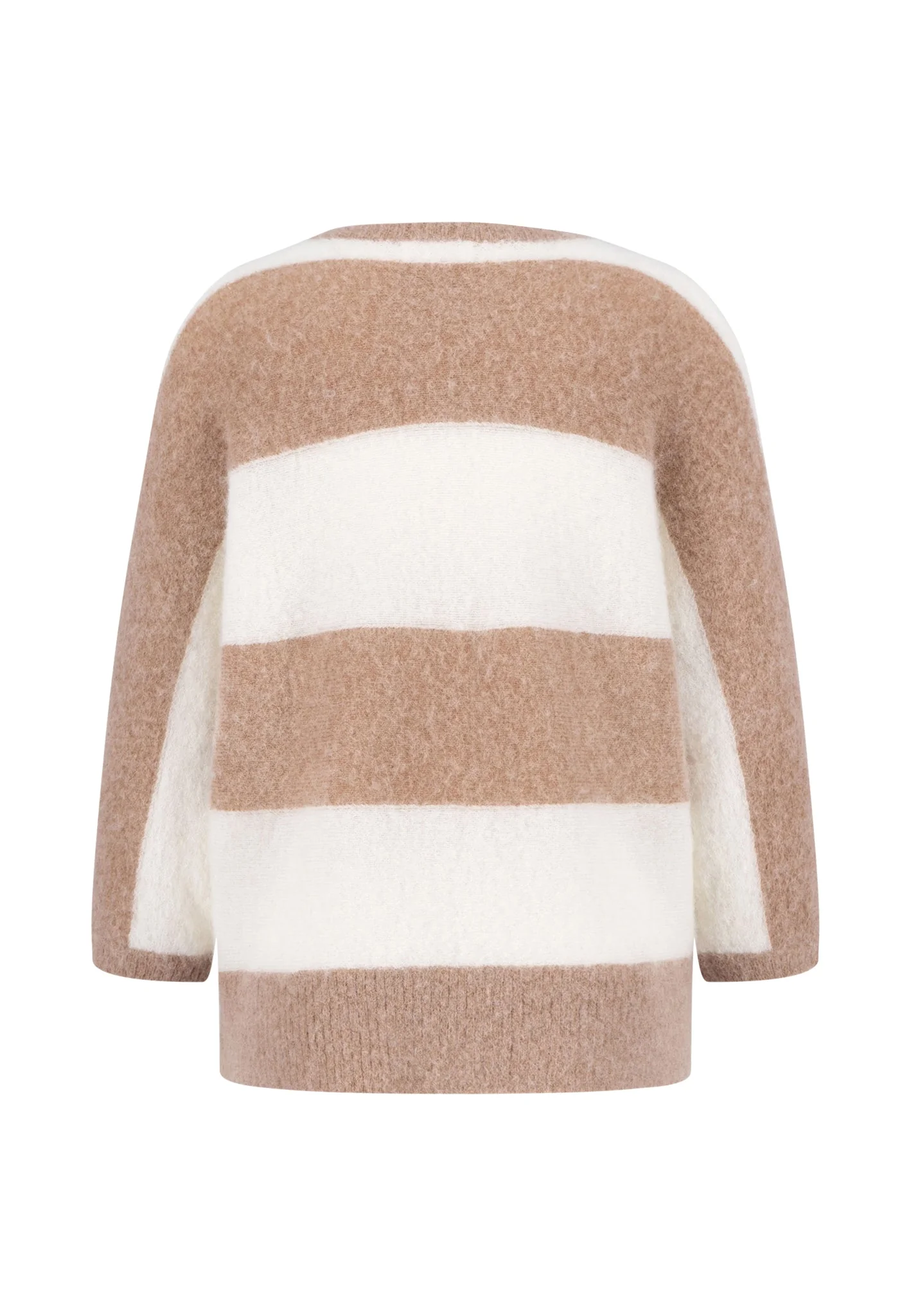 Pullover aus Alpaka-Wollmix mit Blockstreifenmuster - Image 6