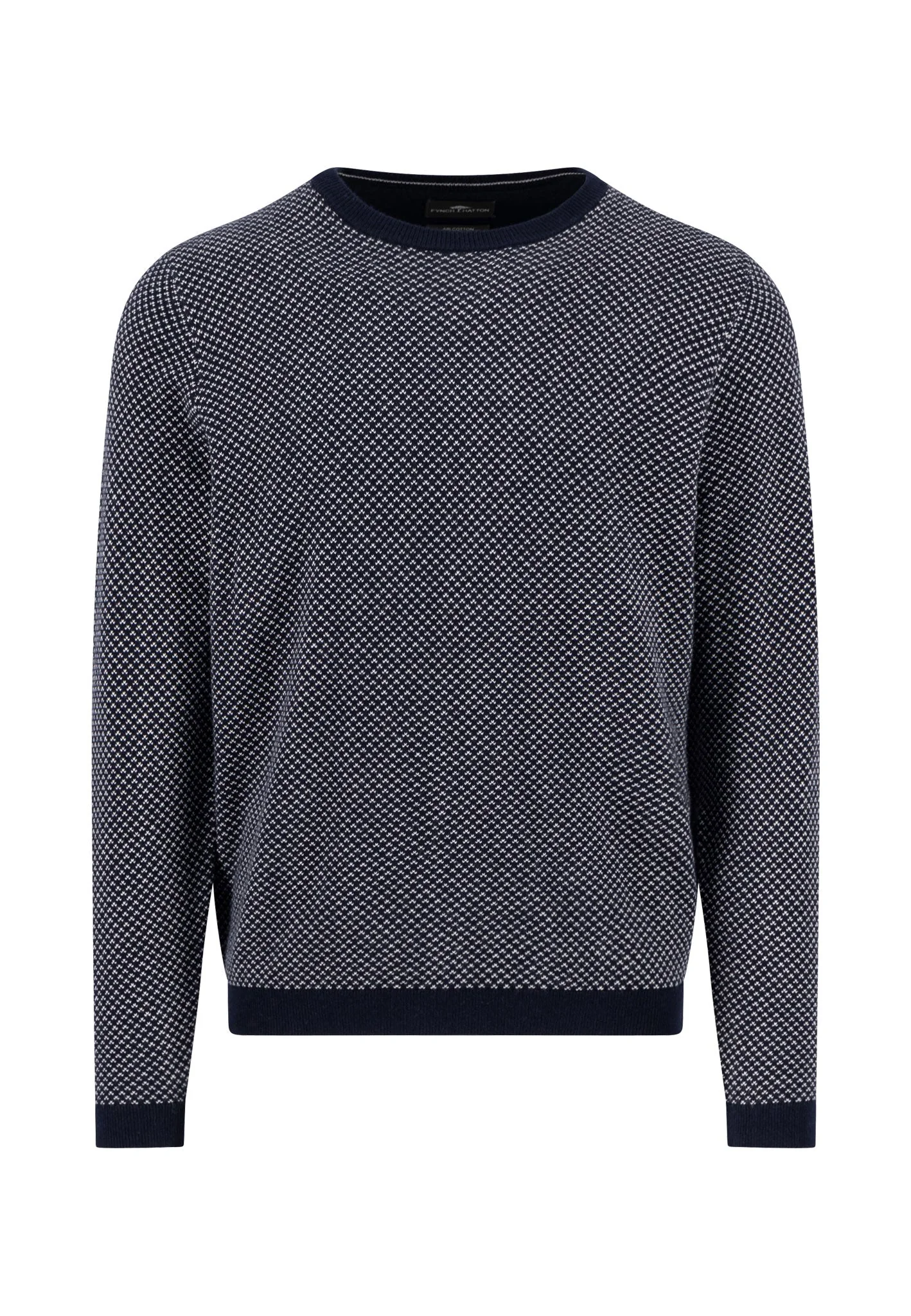 Pullover aus Baumwoll-Kaschmir-Mix mit Strukturmuster - Image 7