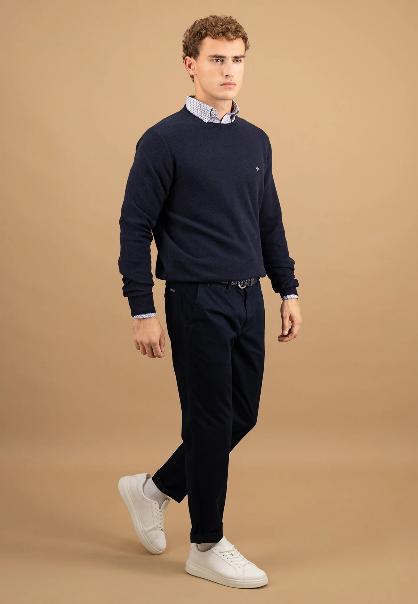 Pullover aus Baumwolle mit feiner Struktur - Image 10