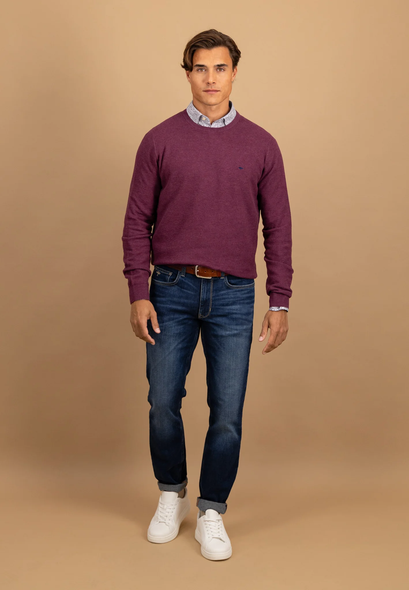 Pullover aus Baumwolle mit feiner Struktur - Image 16
