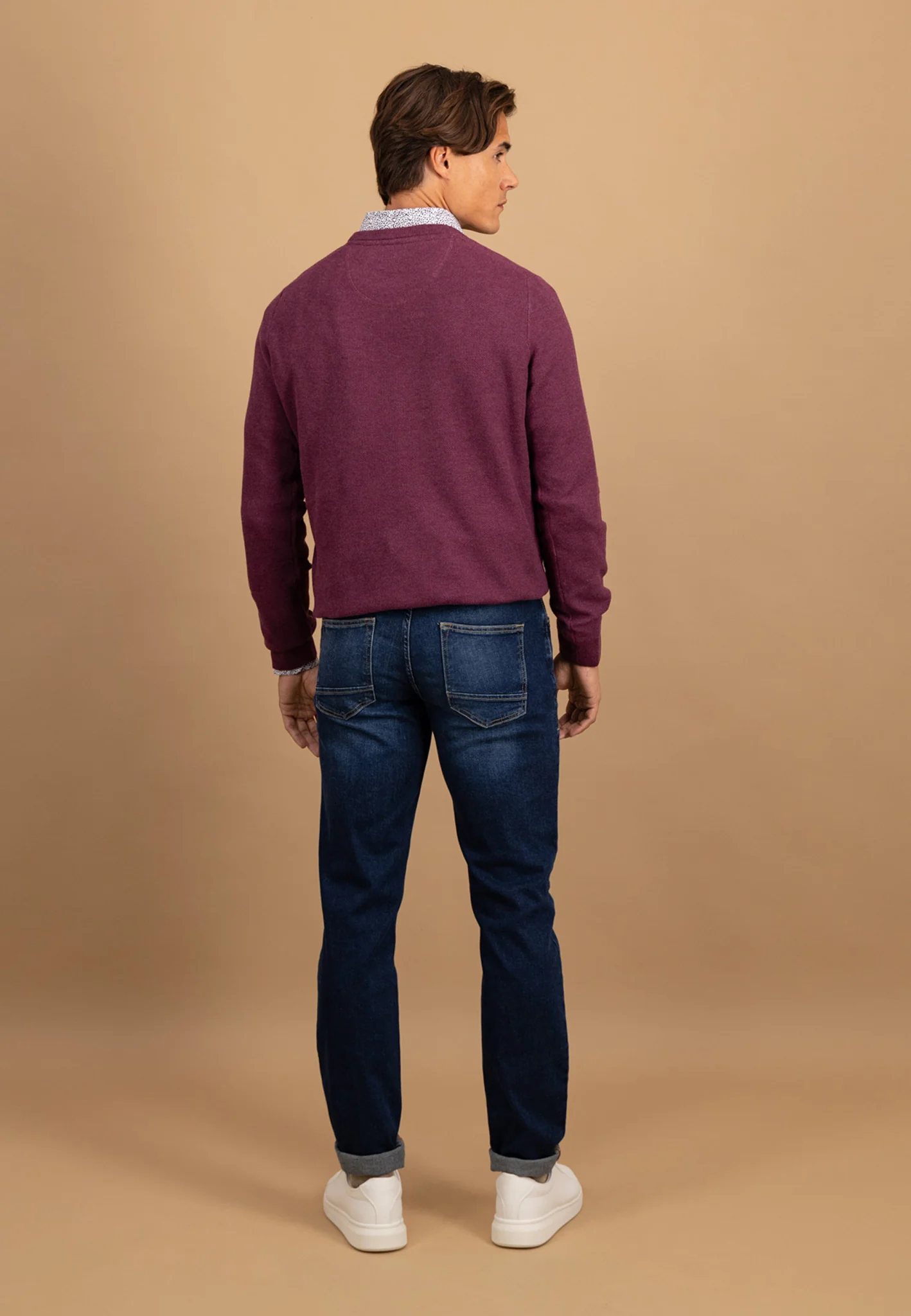 Pullover aus Baumwolle mit feiner Struktur - Image 17