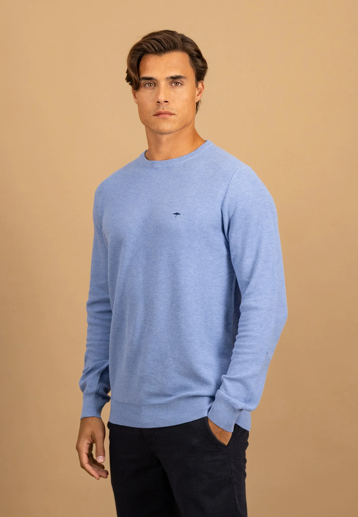 Pullover aus Baumwolle mit feiner Struktur - Image 23