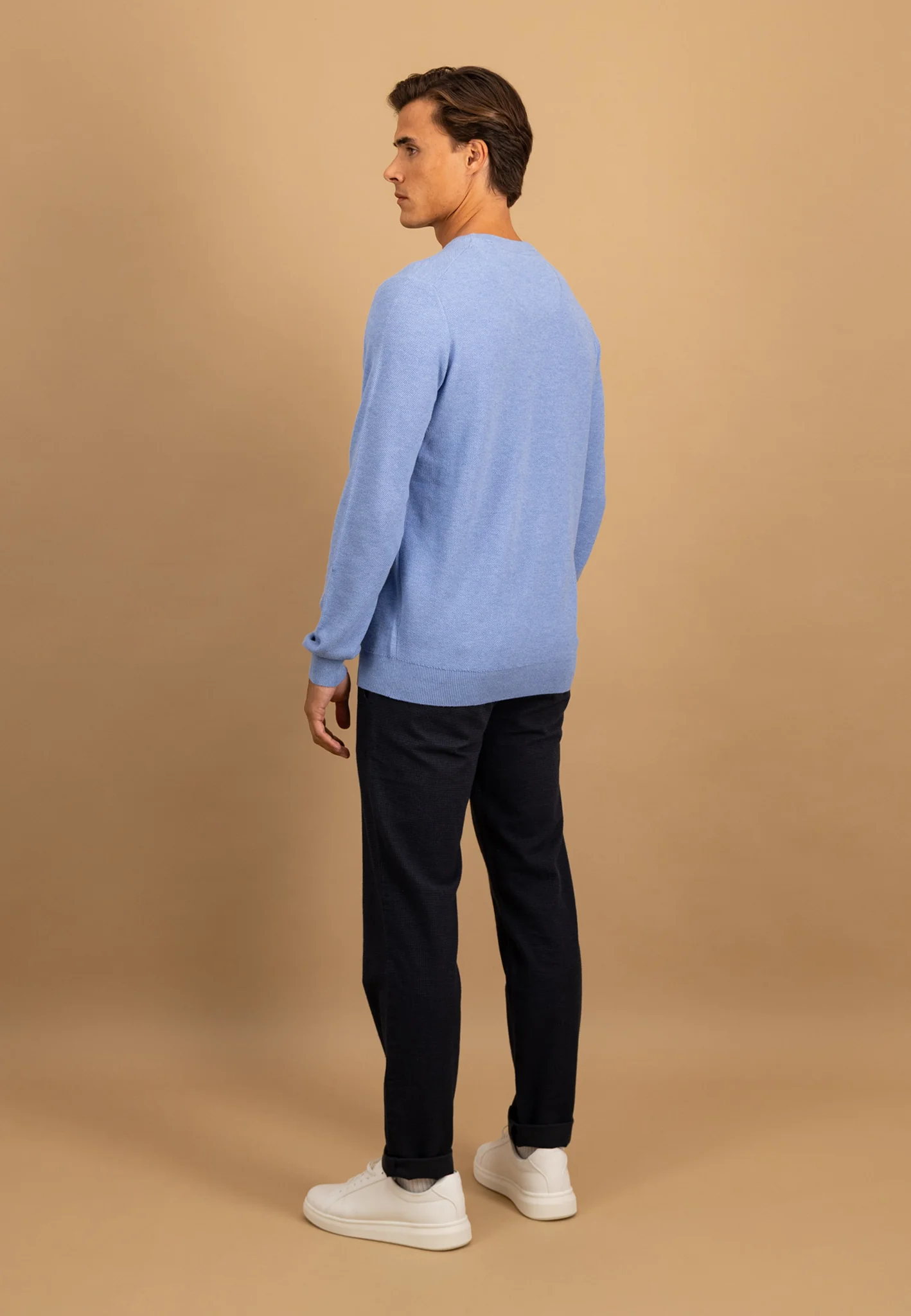 Pullover aus Baumwolle mit feiner Struktur - Image 25