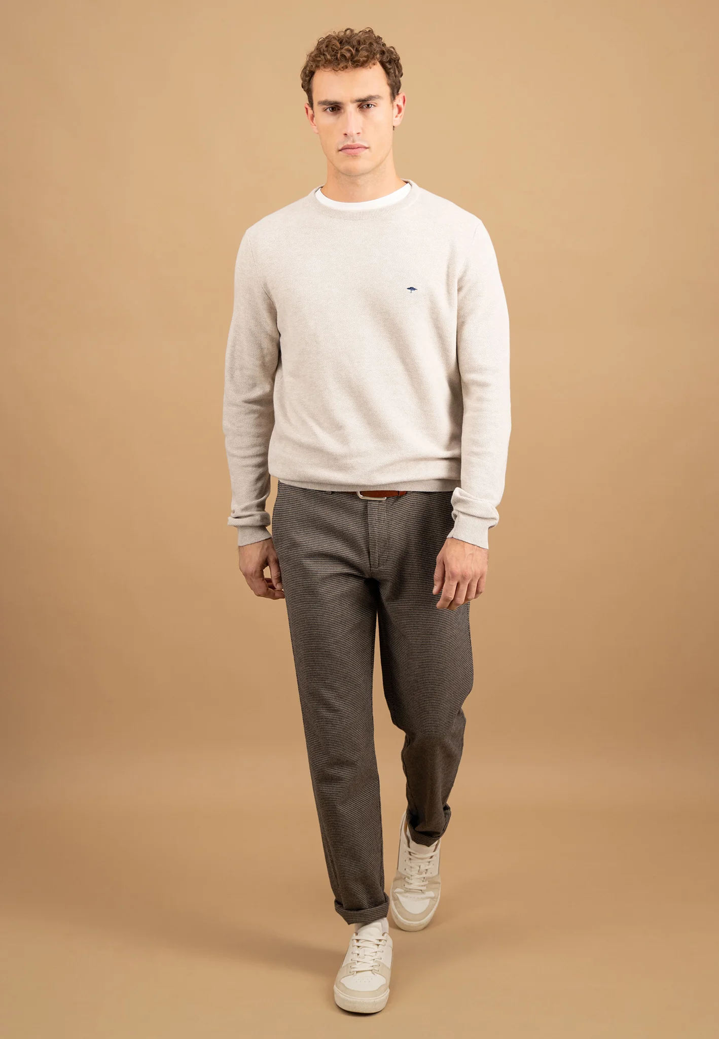 Pullover aus Baumwolle mit feiner Struktur - Image 34