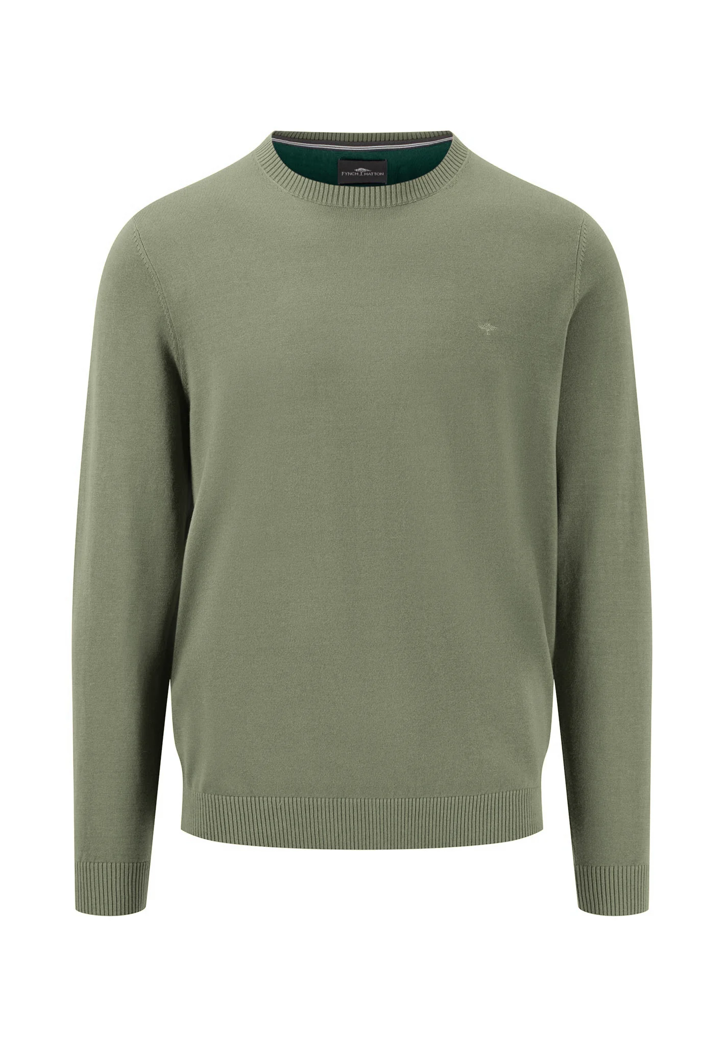 Pullover aus Baumwolle mit Rundhalsausschnitt