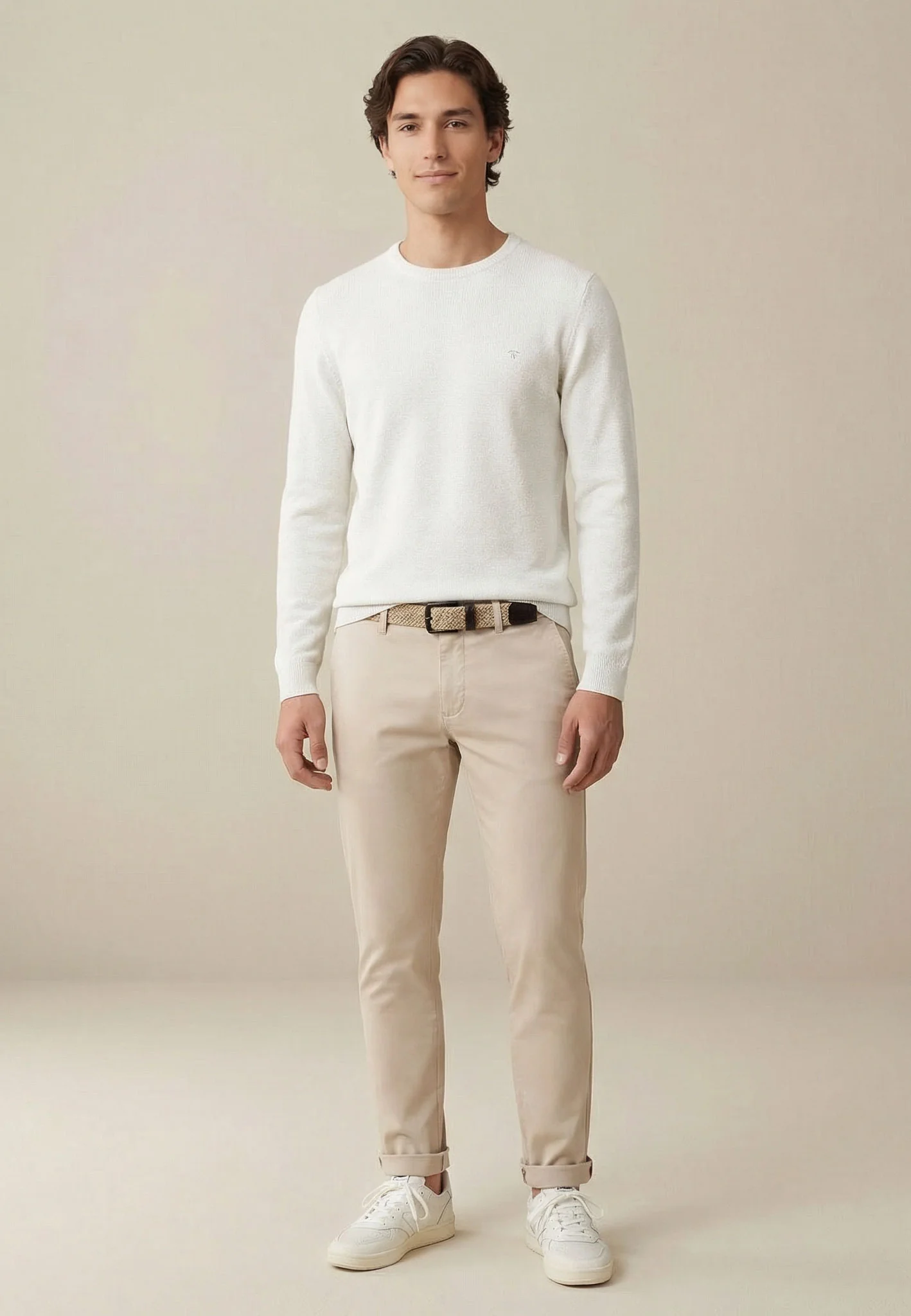 Pullover aus Baumwolle mit Rundhalsausschnitt – Air Cotton - Image 43