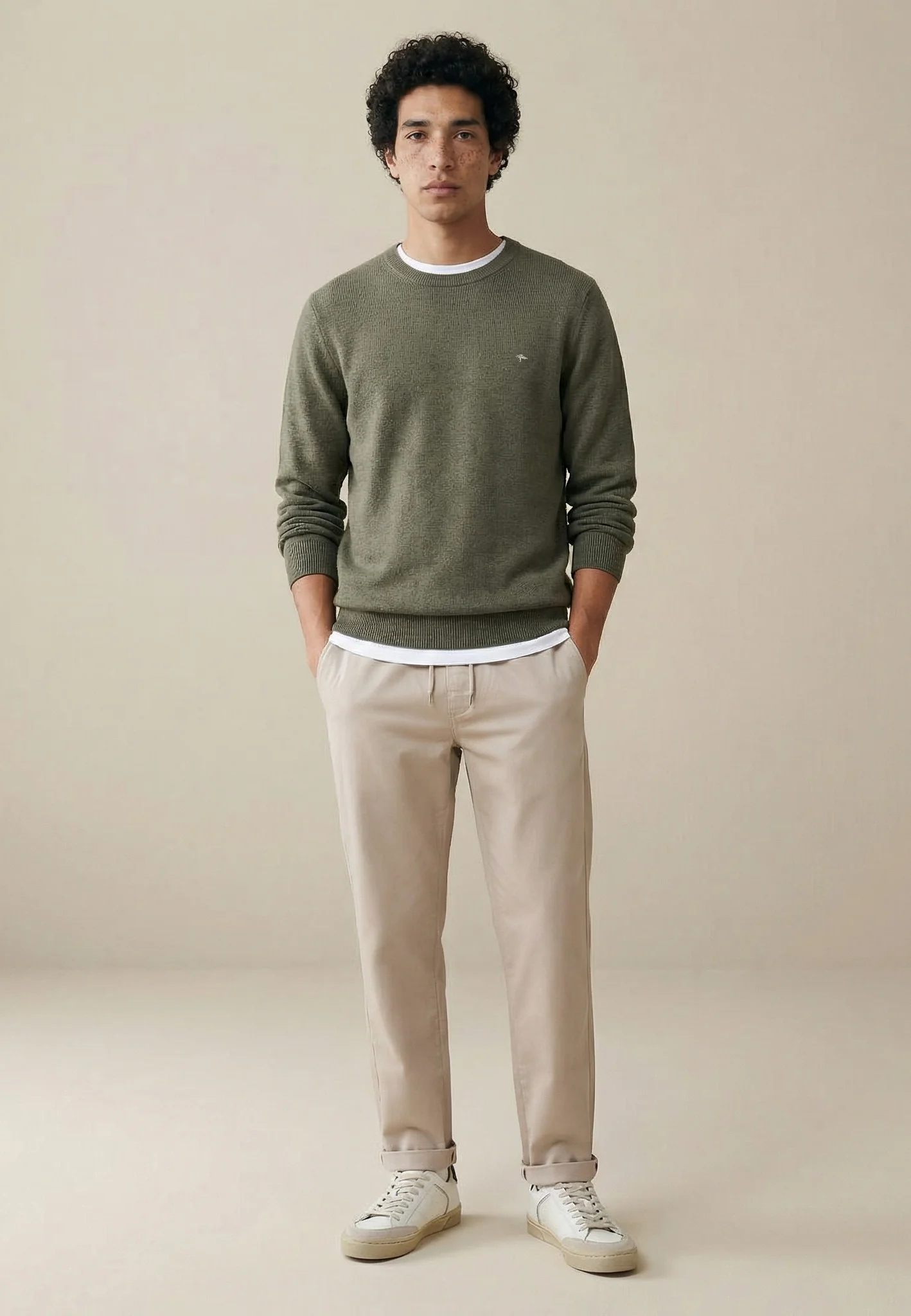 Pullover aus Baumwolle mit Rundhalsausschnitt – Air Cotton - Image 48