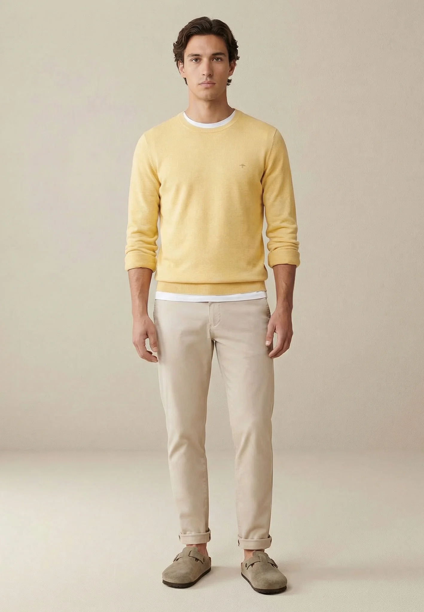 Pullover aus Baumwolle mit Rundhalsausschnitt – Air Cotton - Image 7