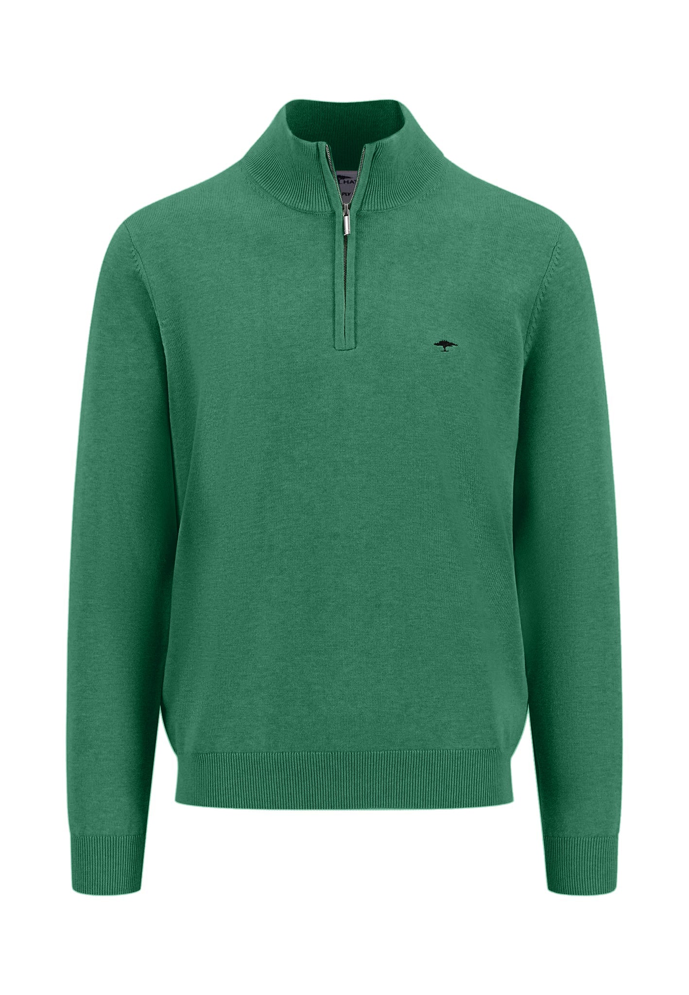 Pullover aus Baumwolle mit Troyer-Kragen - Image 13