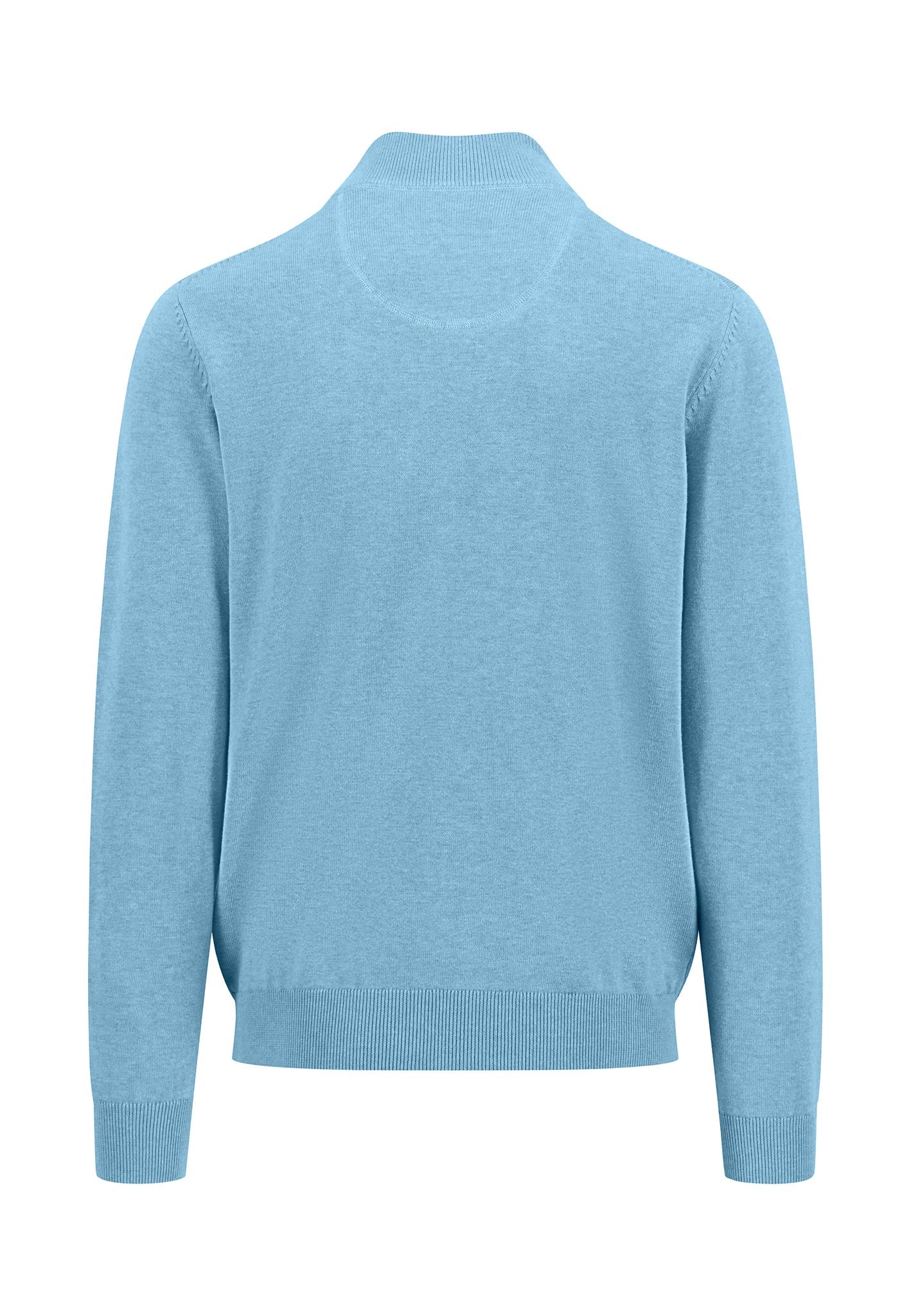 Pullover aus Baumwolle mit Troyer-Kragen - Image 8