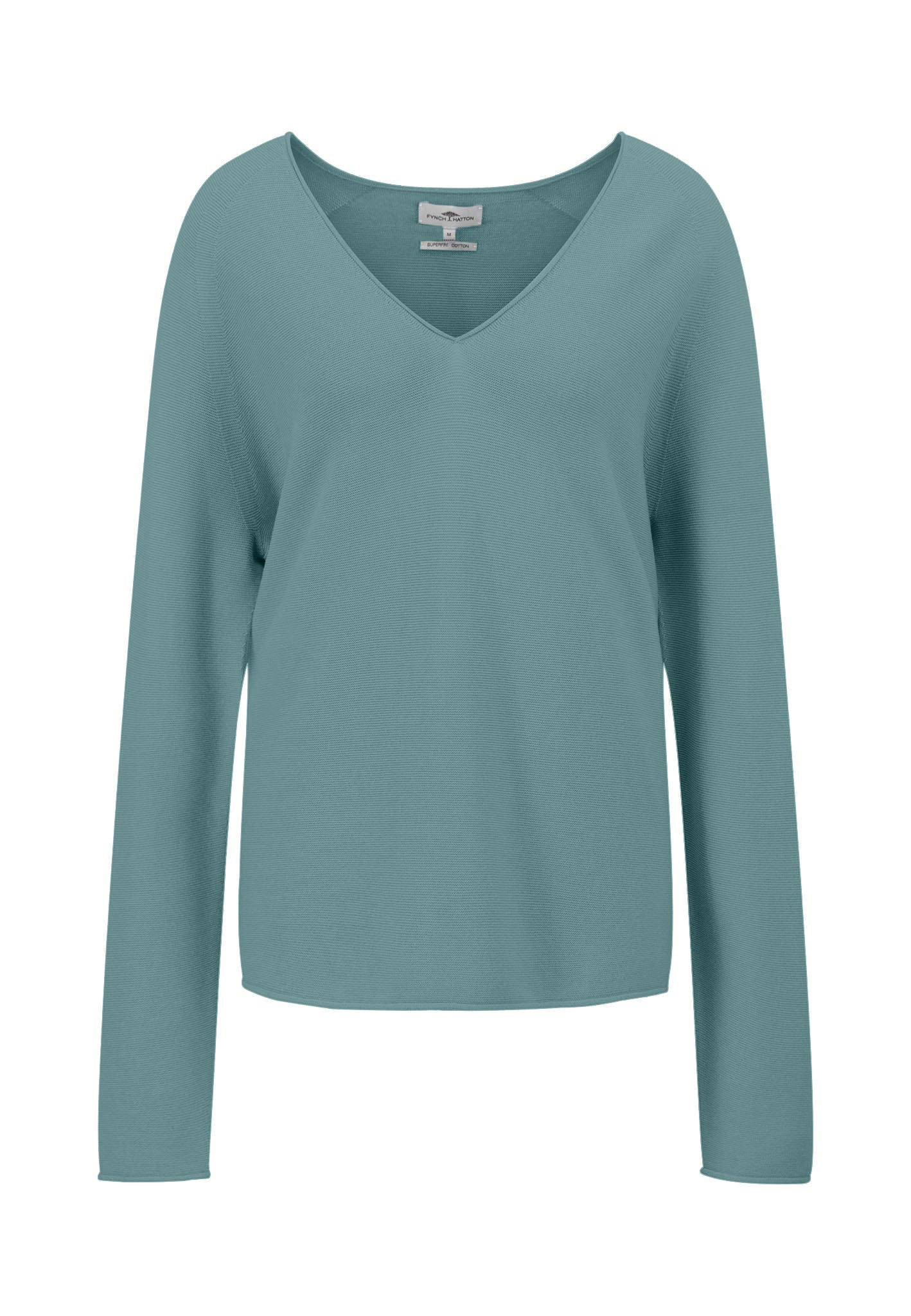 Pullover aus Baumwolle mit V-Ausschnitt - Image 13