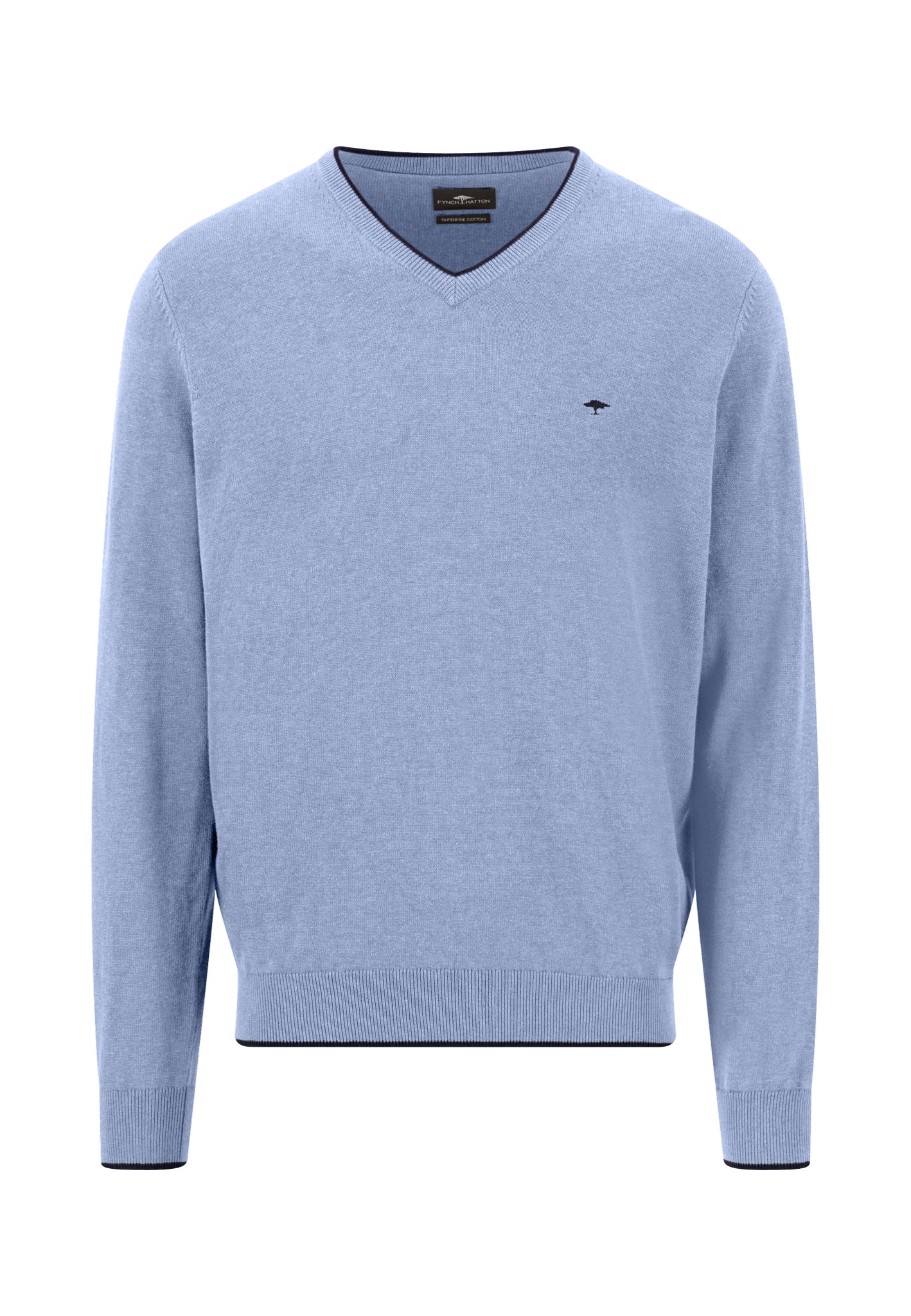 Pullover aus Baumwolle mit V-Ausschnitt - Image 4