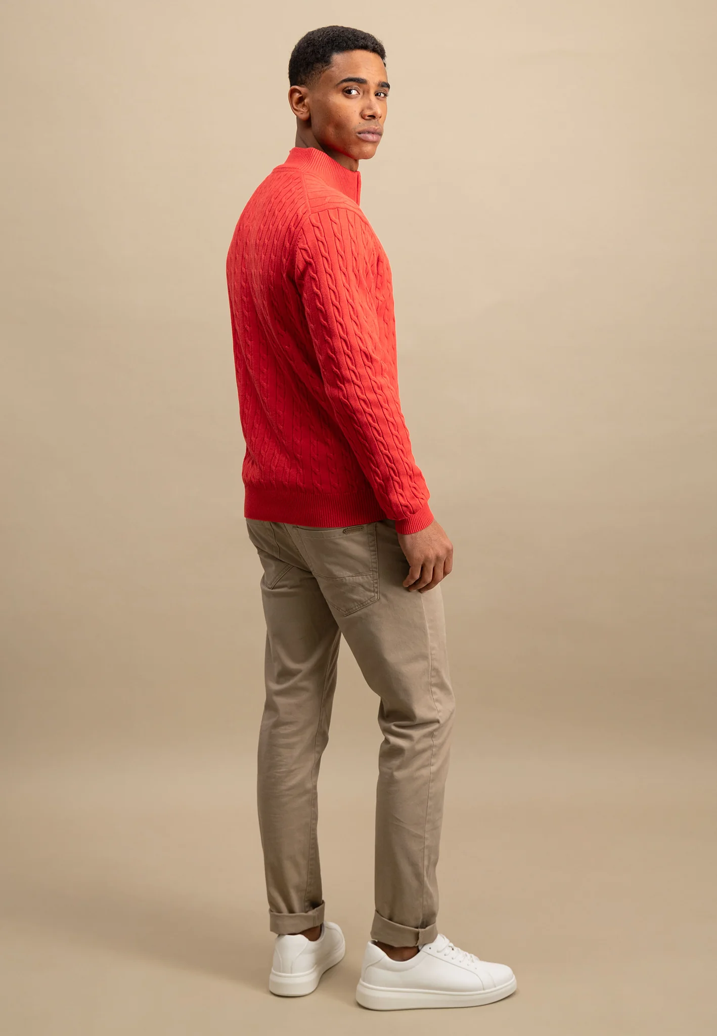 Pullover aus Baumwolle mit Zopfstrickmuster - Image 15
