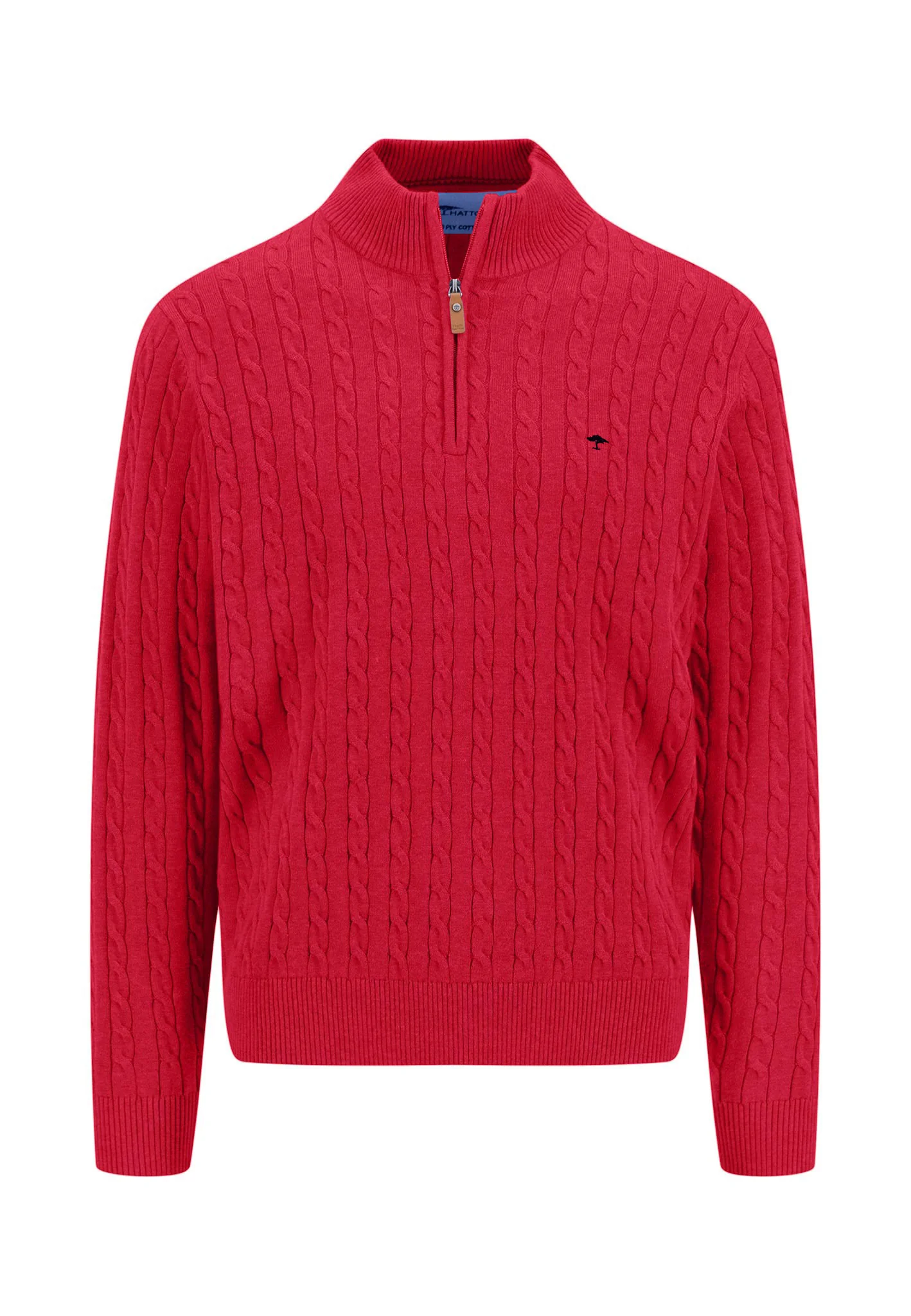 Pullover aus Baumwolle mit Zopfstrickmuster - Image 17