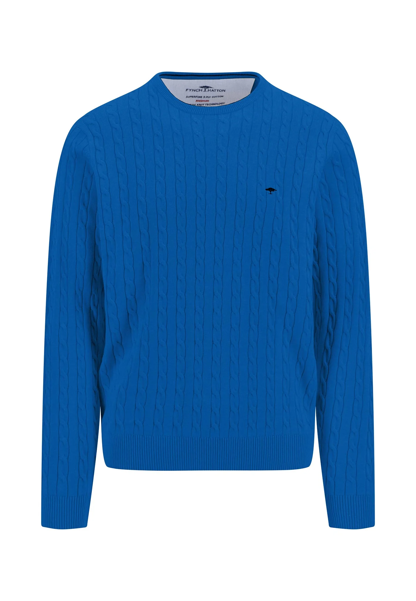 Pullover aus Baumwolle mit Zopfstrickmuster - Image 3