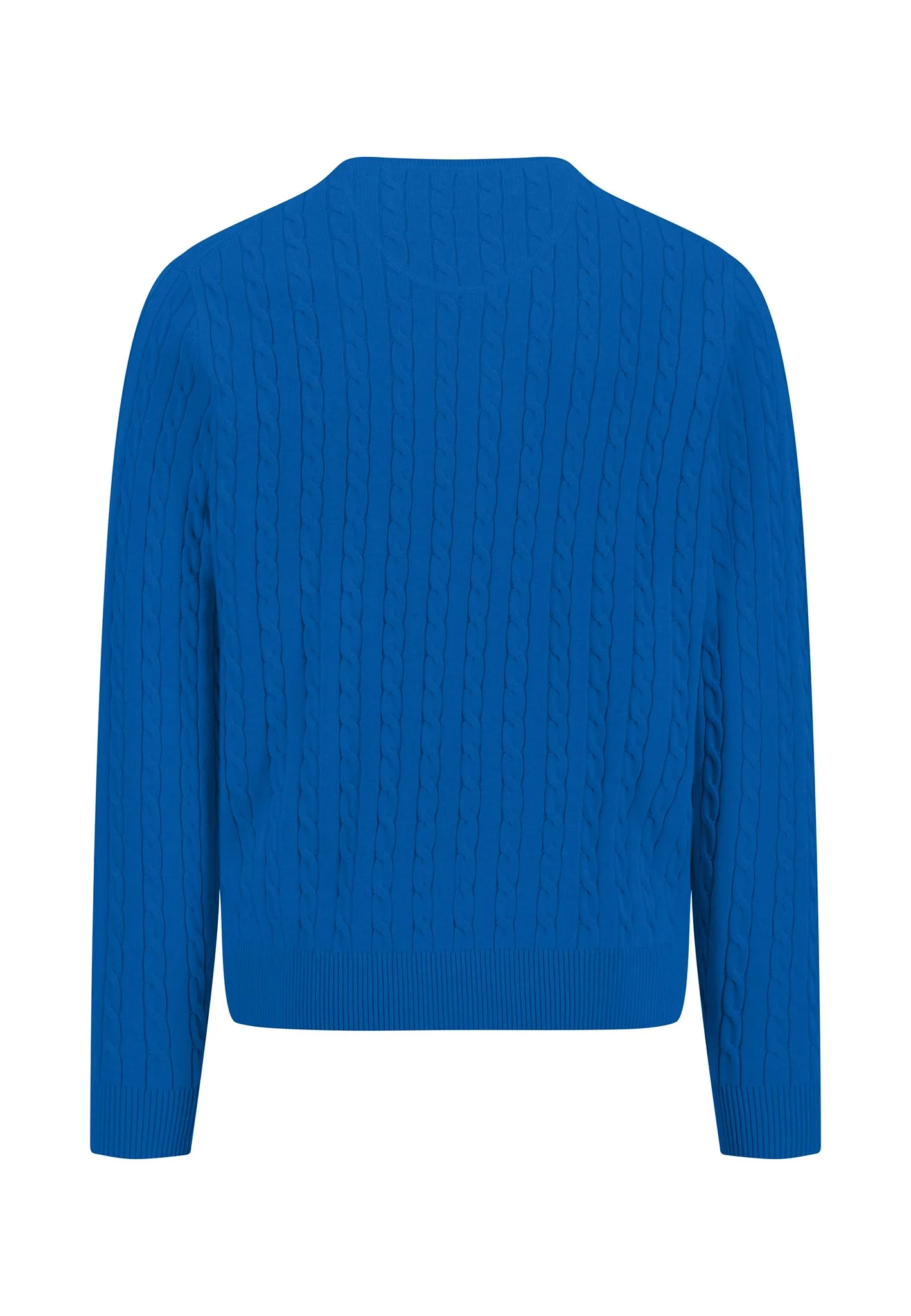 Pullover aus Baumwolle mit Zopfstrickmuster - Image 4