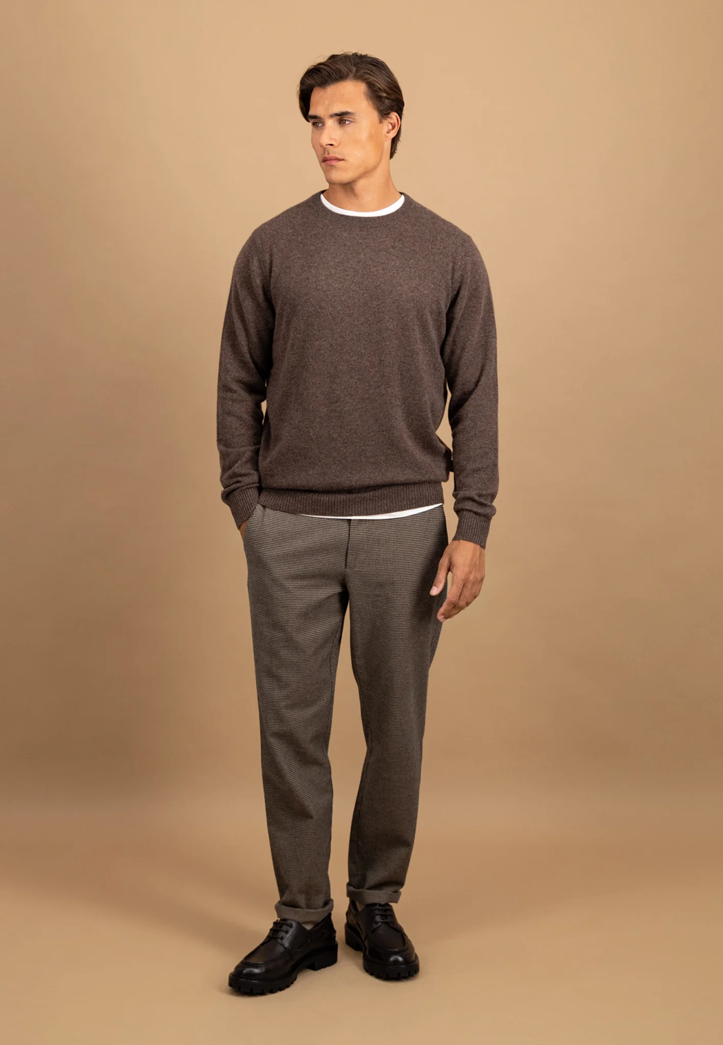 Pullover aus reinem Kaschmir mit Rundhalsausschnitt - Image 2