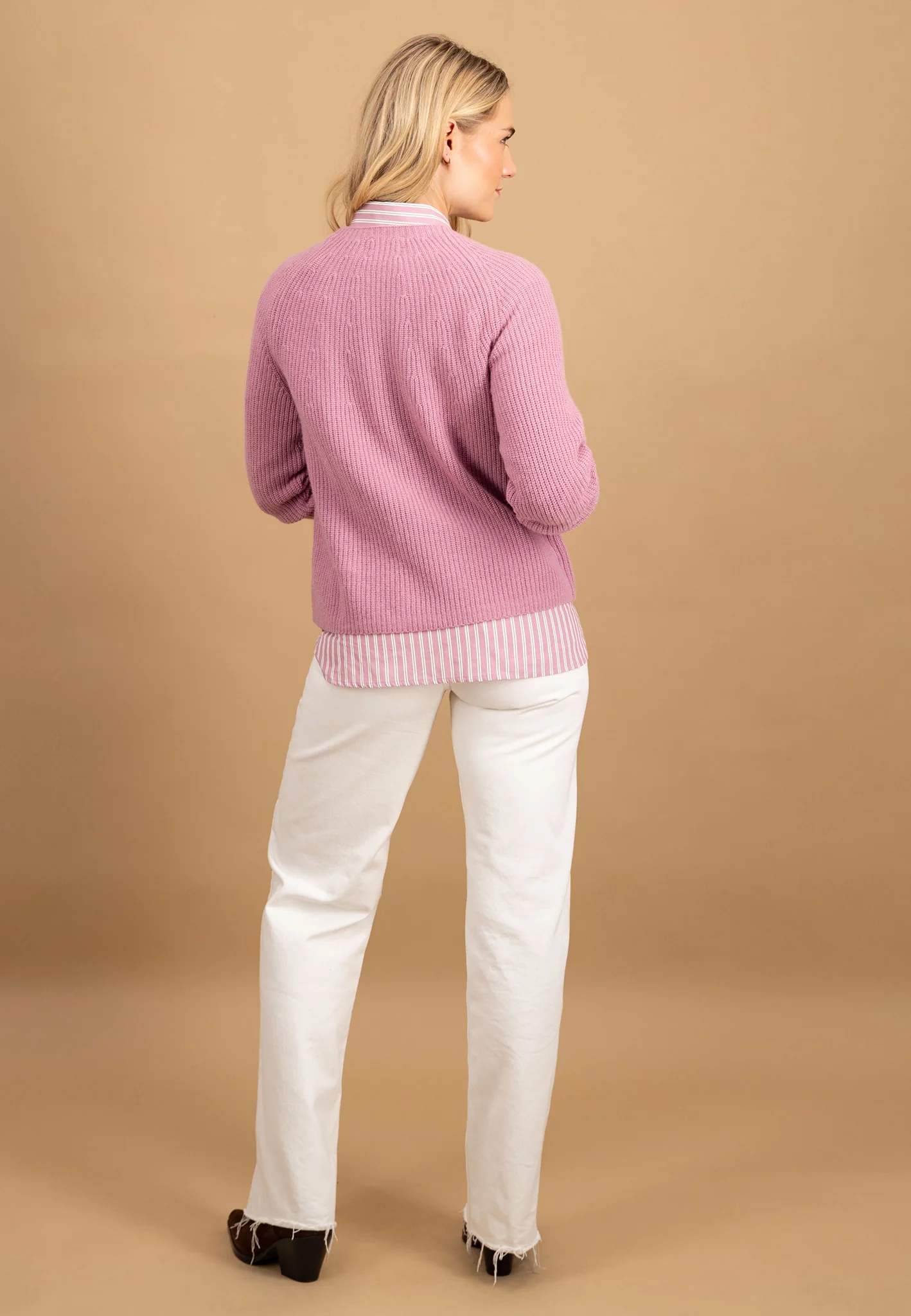 Pullover aus reinem Kaschmir mit Rundhalsausschnitt - Image 3