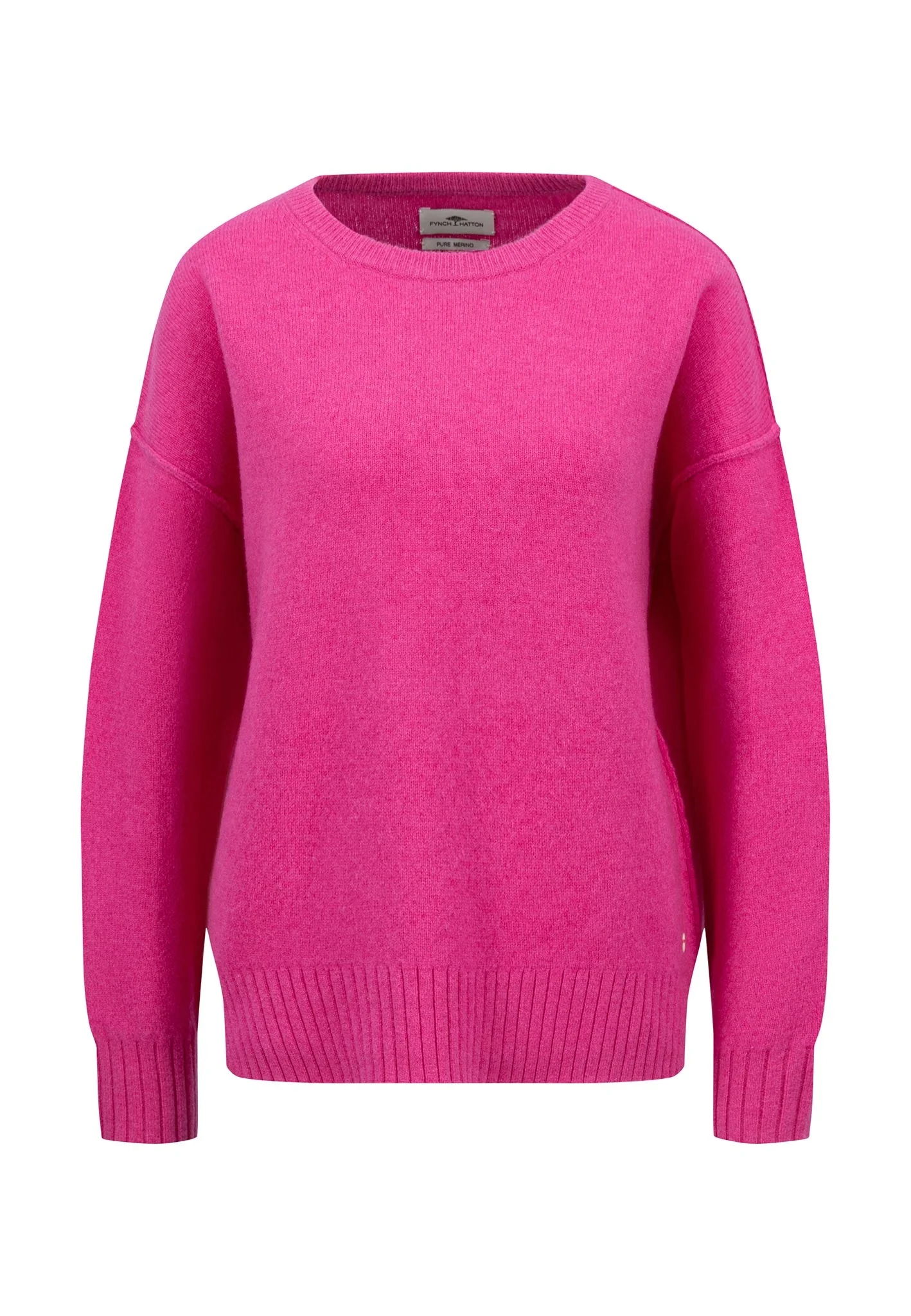Pullover aus reiner Wolle mit Rundhalsausschnitt und Rippdetails - Image 5