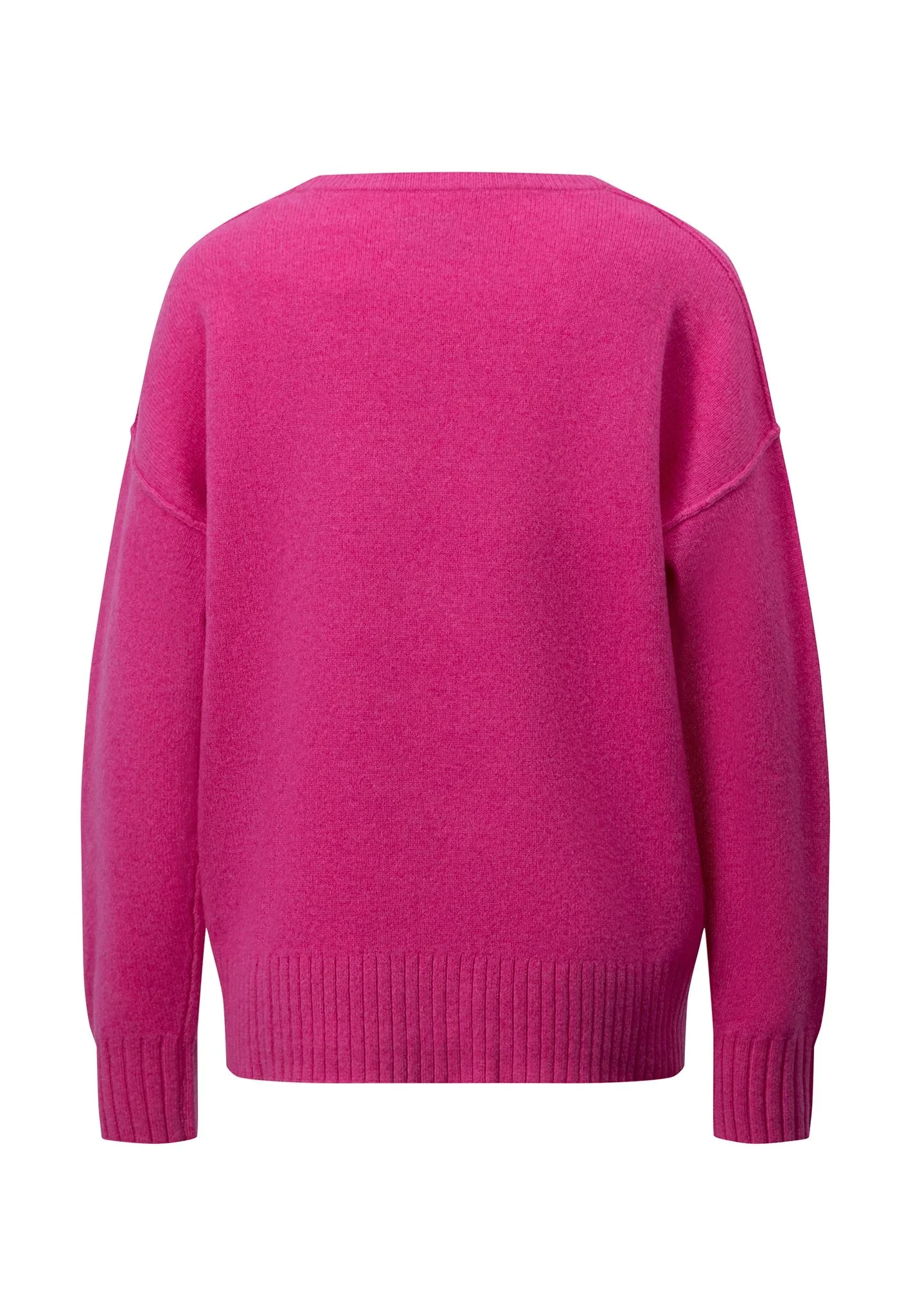 Pullover aus reiner Wolle mit Rundhalsausschnitt und Rippdetails - Image 6