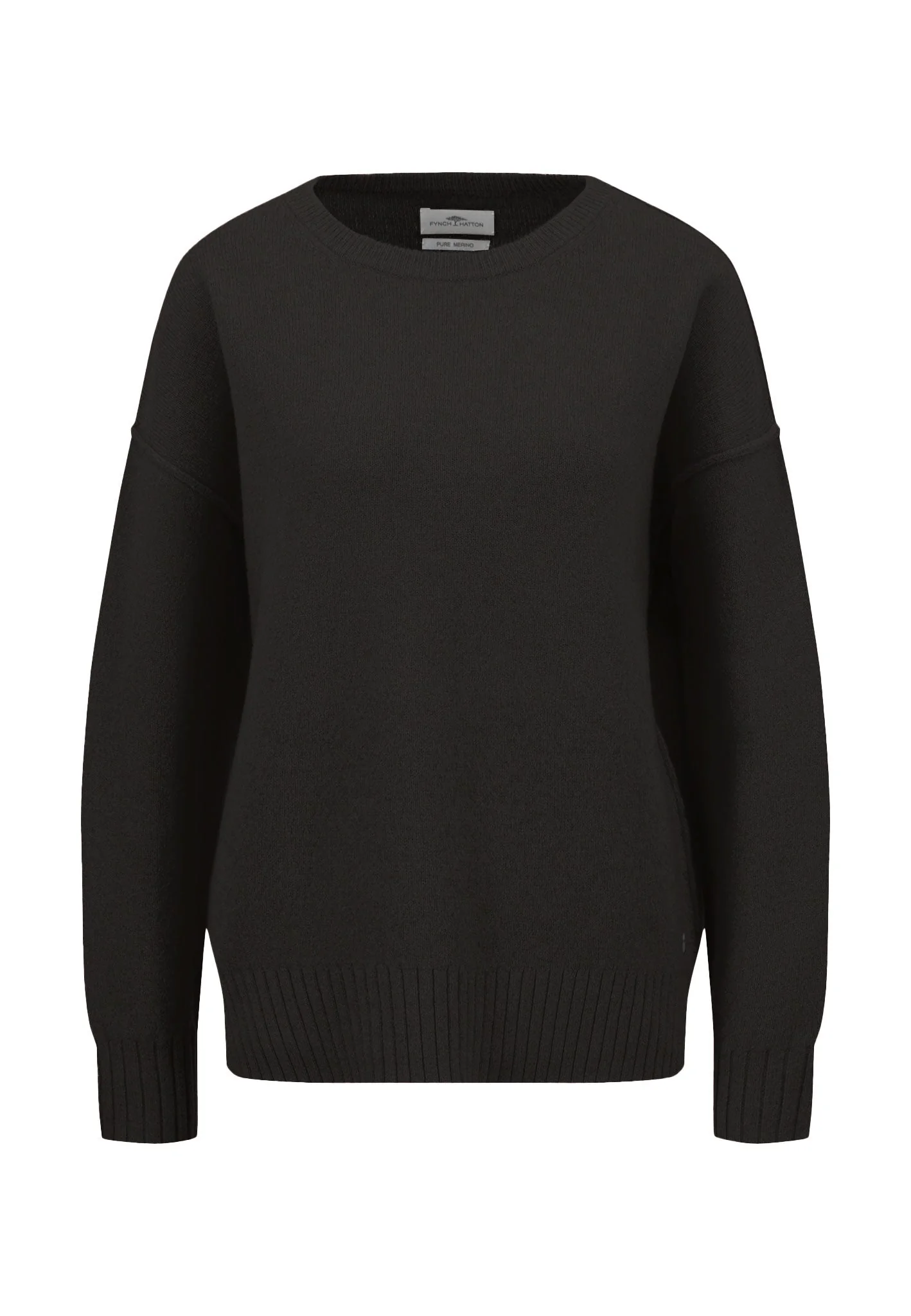 Pullover aus reiner Wolle mit Rundhalsausschnitt und Rippdetails - Image 7