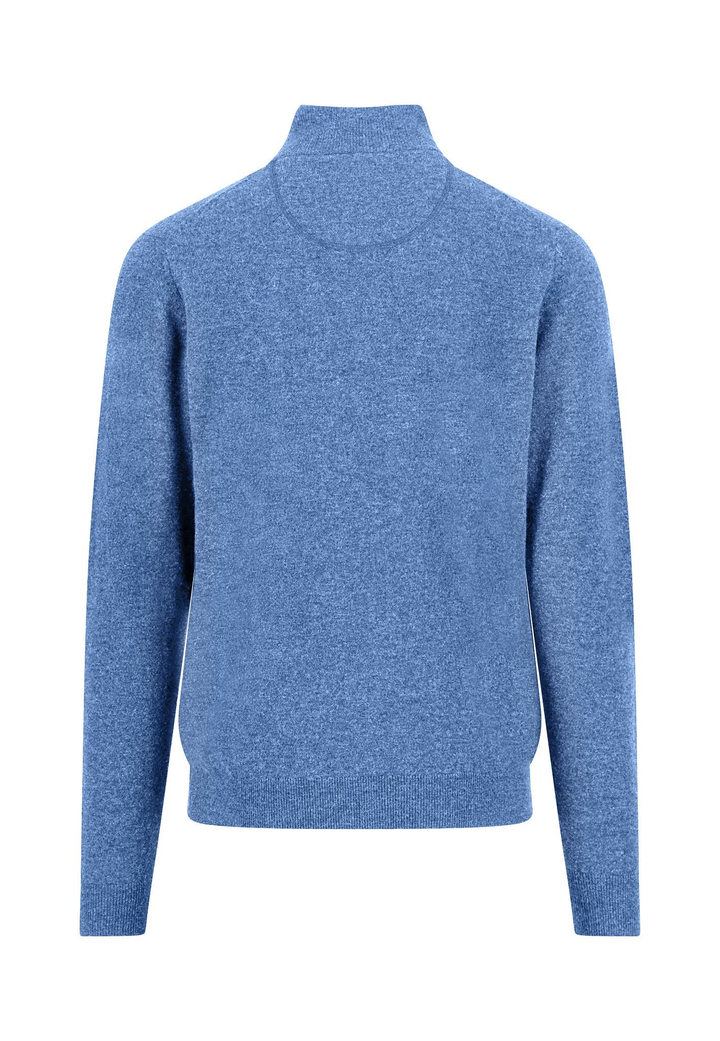 Pullover aus reiner Wolle mit Troyer-Kragen und Reißverschluss - Image 8