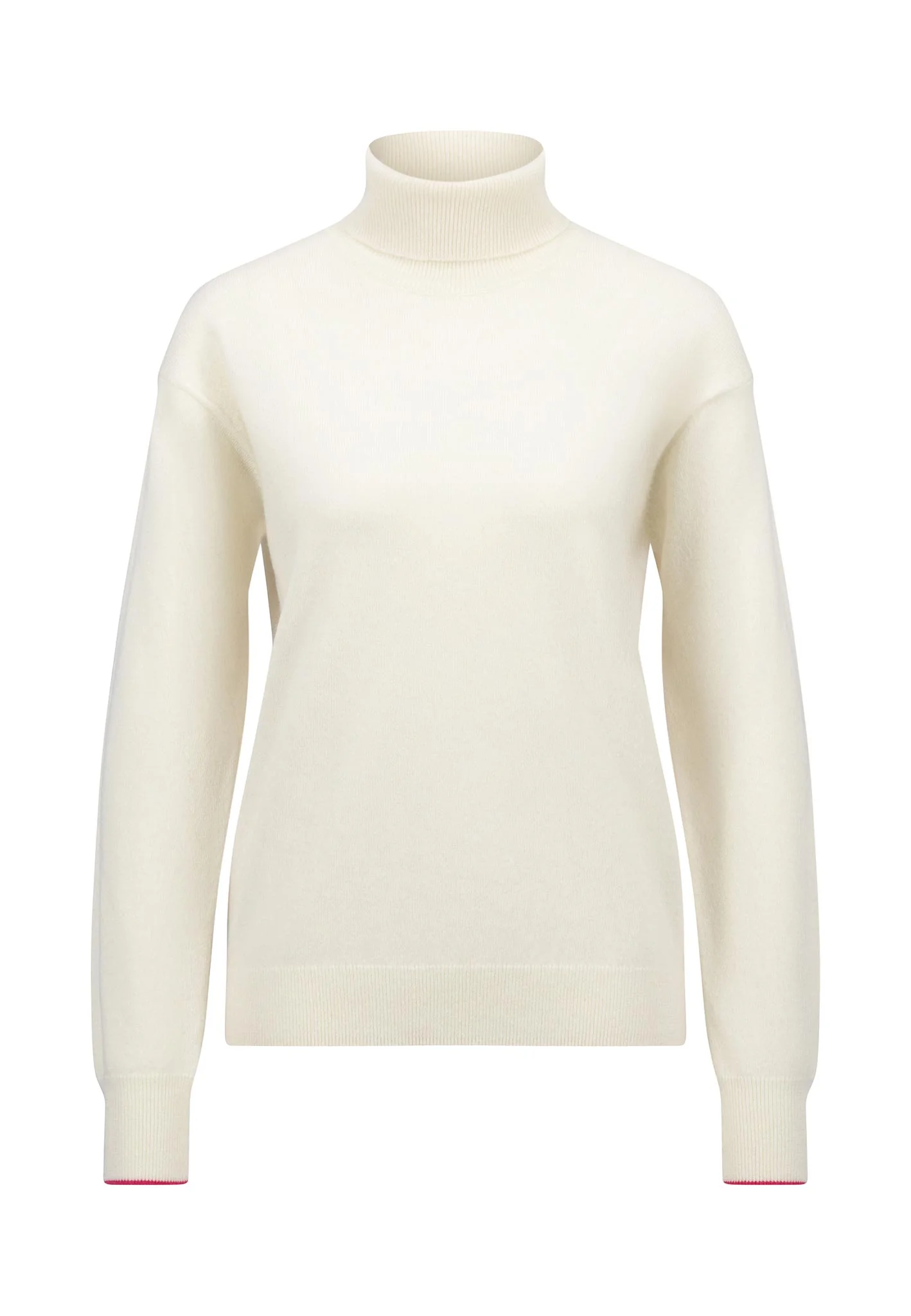 Pullover aus Woll-Kaschmir-Mix mit farbigen Details