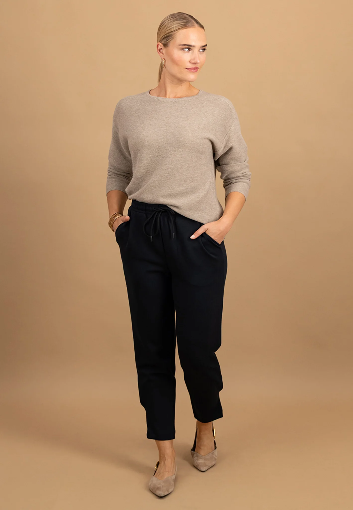 Pullover aus Woll-Kaschmir-Mix mit Rundhalsausschnitt - Image 4