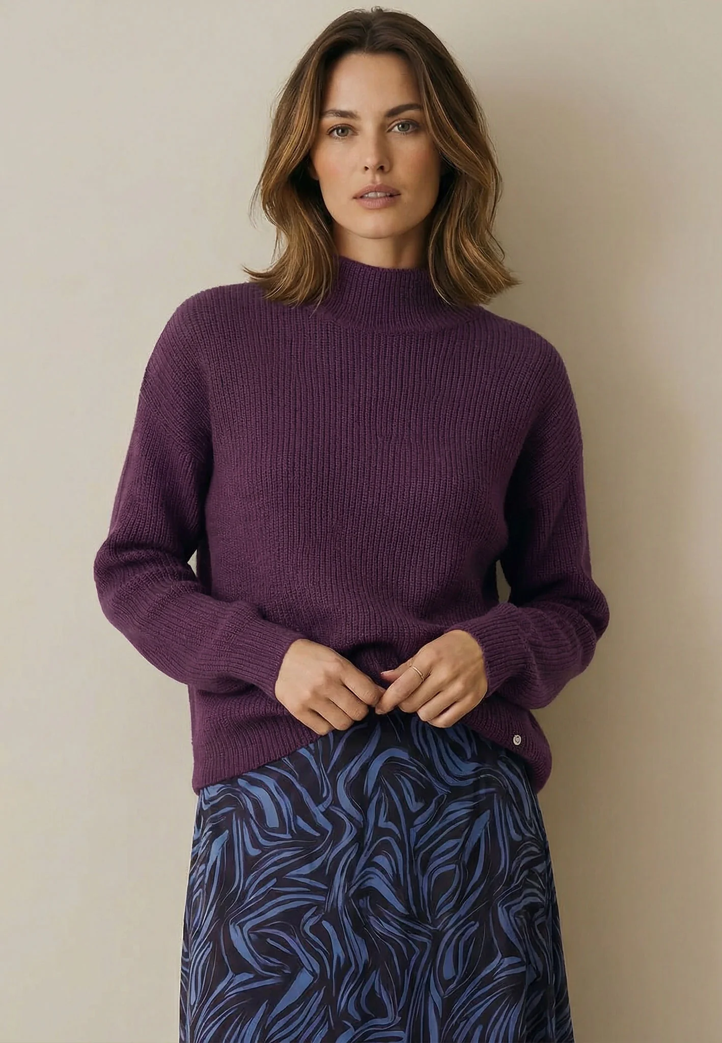Pullover aus Wolle mit Stehkragen - Image 3
