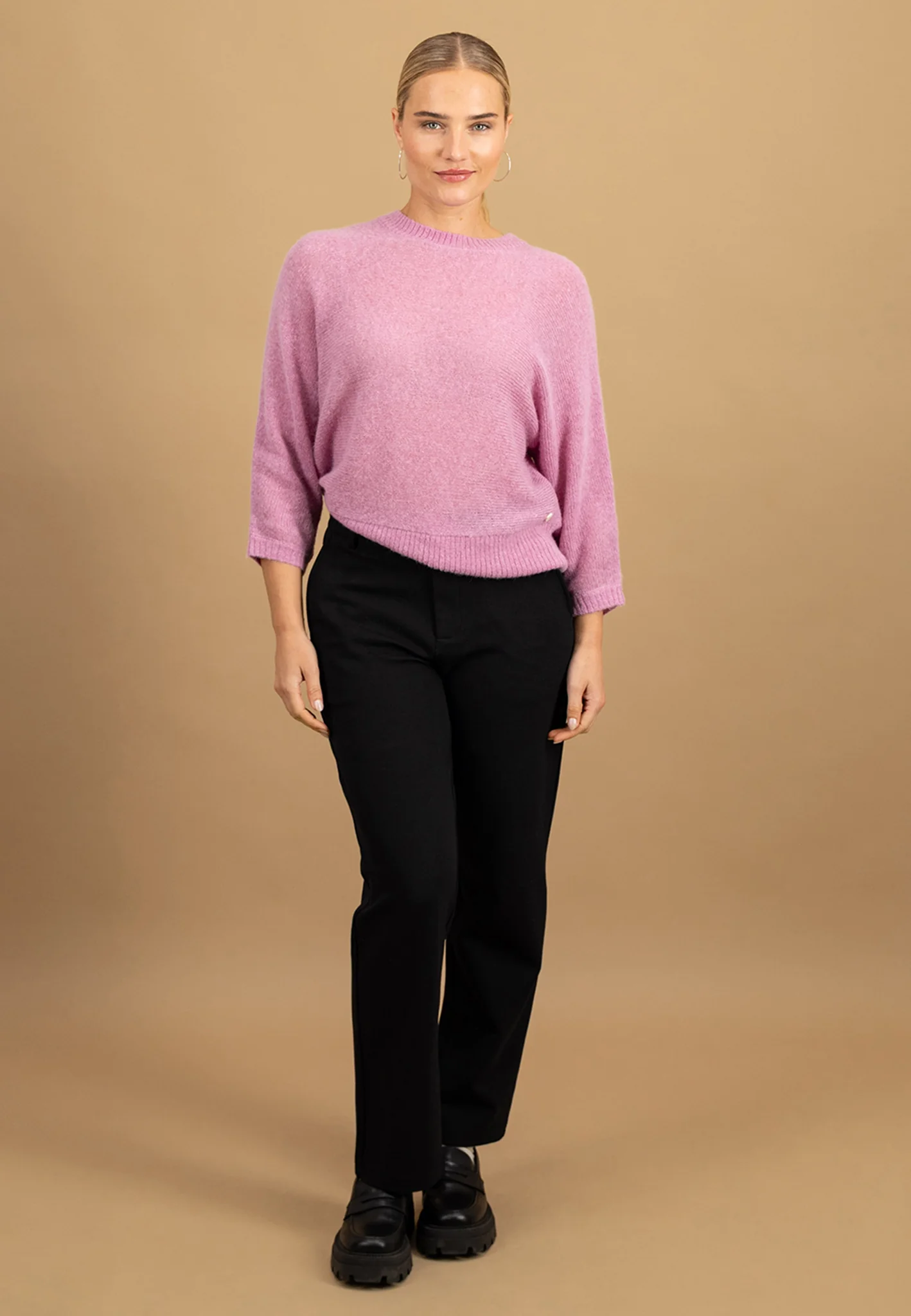 Pullover aus Wollmix mit Rundhalsausschnitt und 3/4-Ärmeln - Image 20