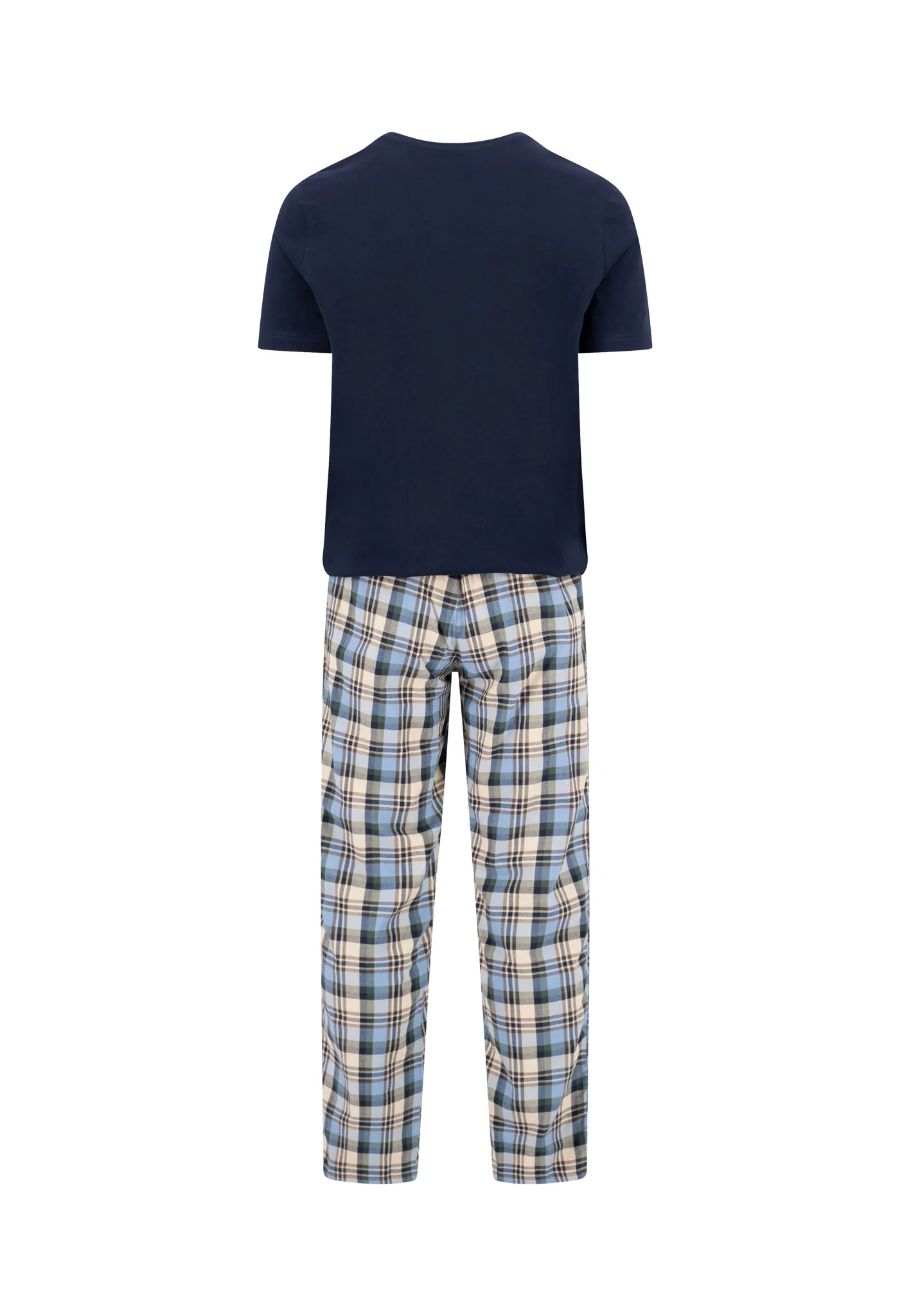 Pyjama-Set aus Baumwolle mit Rundhals-Shirt - Image 5