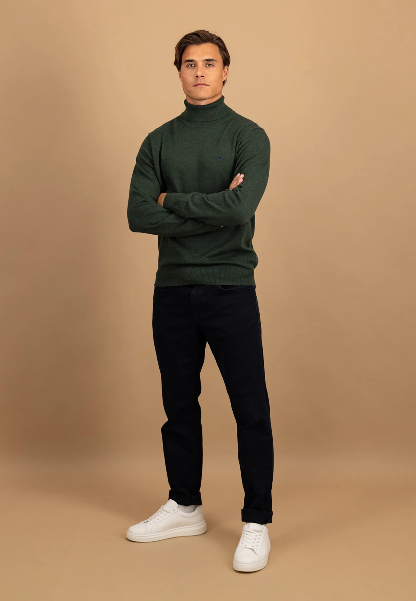 Rollkragenpullover aus Baumwolle mit Rippbündchen - Image 12