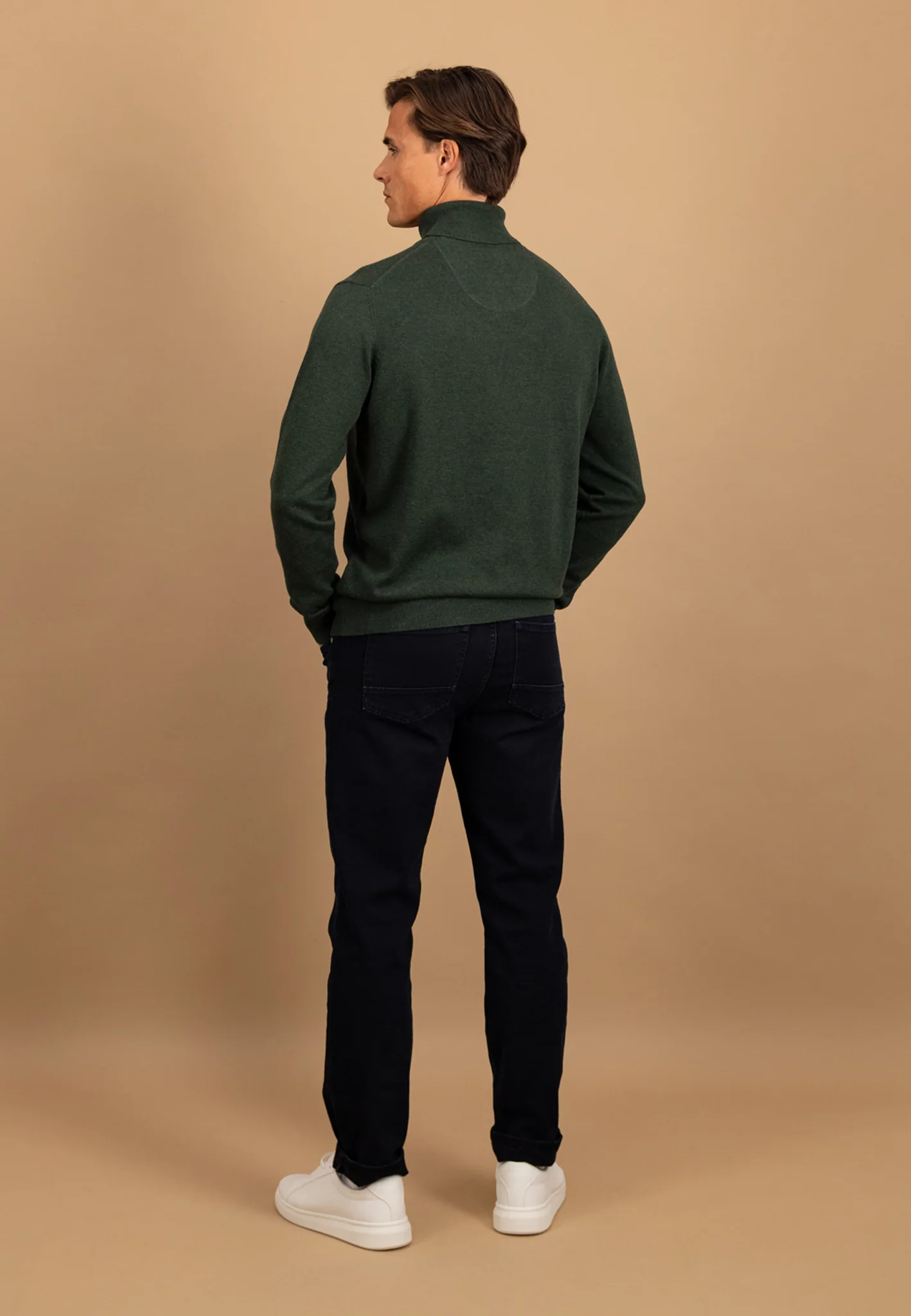 Rollkragenpullover aus Baumwolle mit Rippbündchen - Image 13
