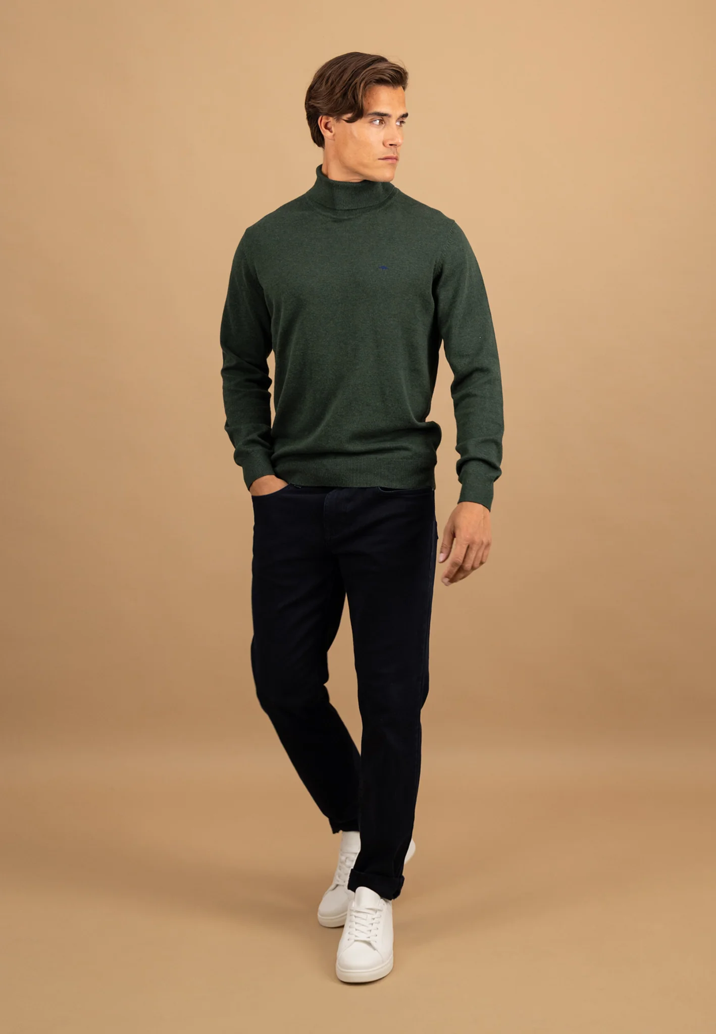 Rollkragenpullover aus Baumwolle mit Rippbündchen - Image 14
