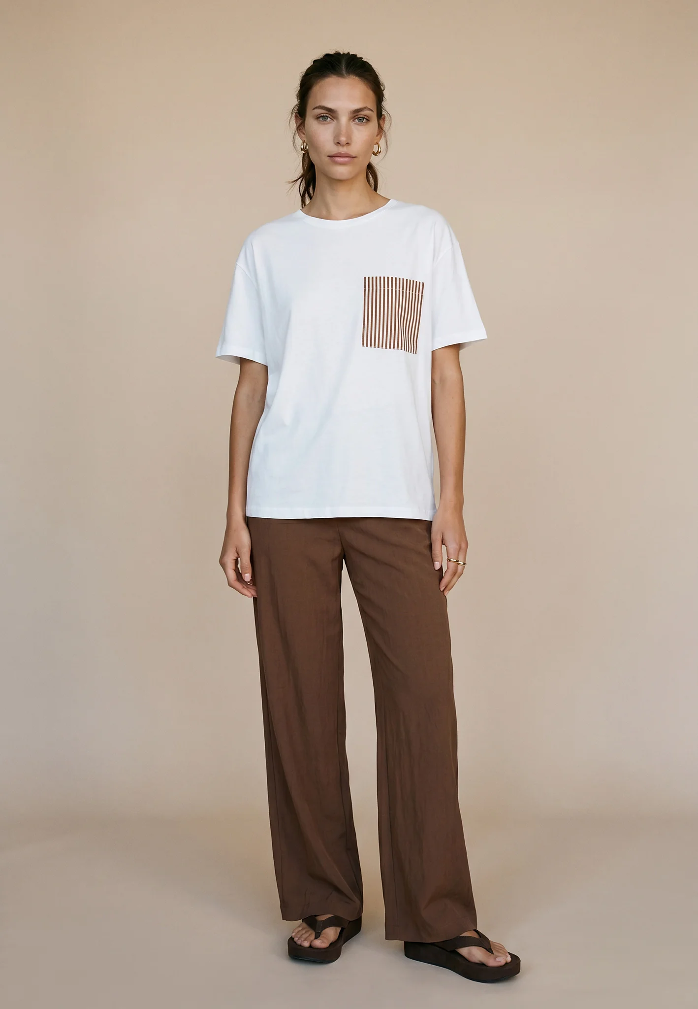 Shirt aus Baumwoll-Viskose-Mix mit Streifendetail - Image 2