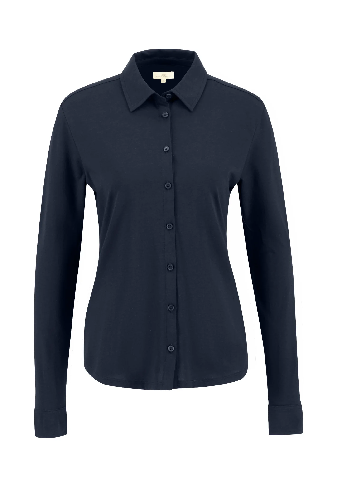 Shirtbluse aus Modal-Baumwoll-Mix mit Hemdkragen - Image 8