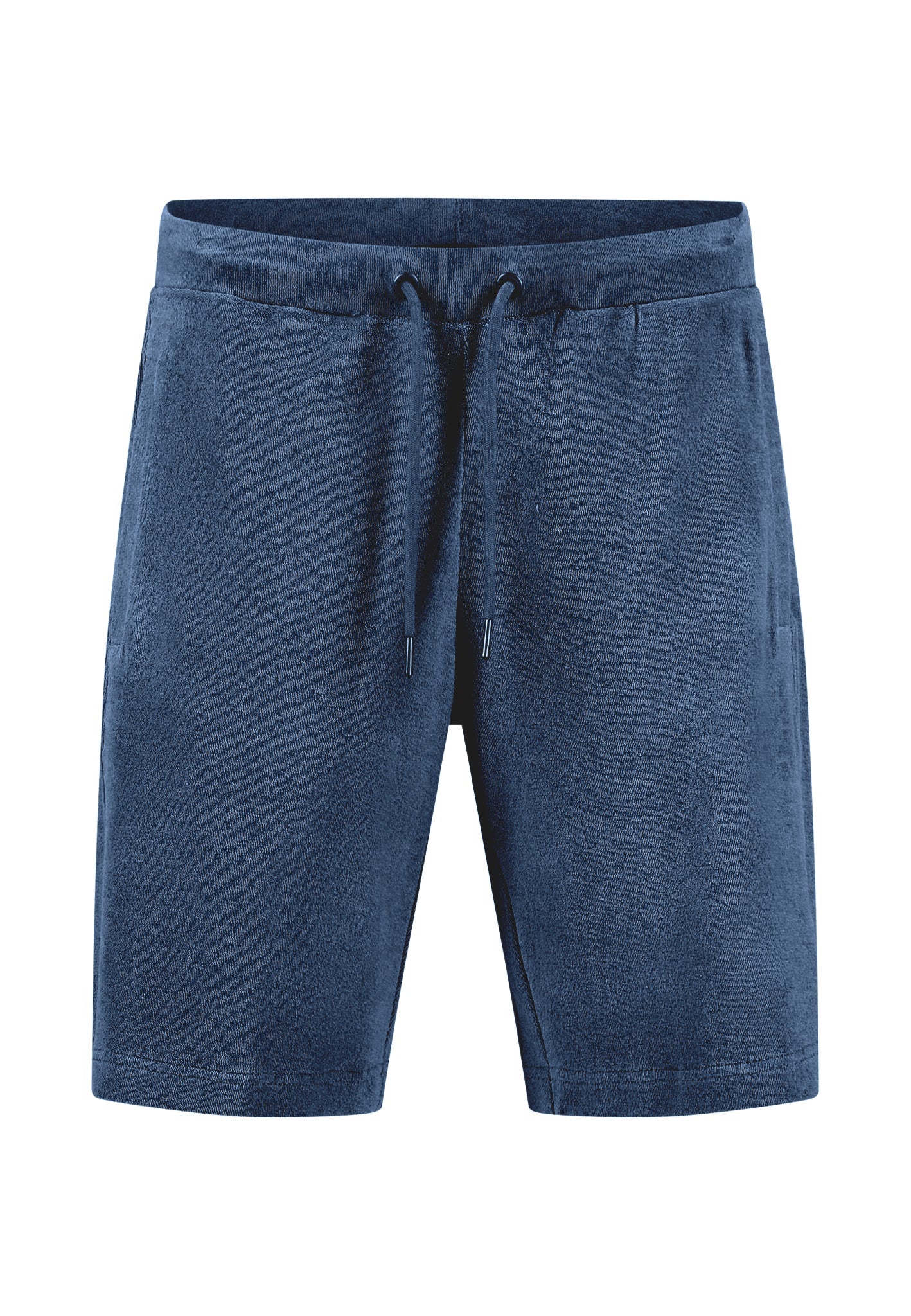 Shorts aus Baumwolle in Frottee-Optik mit Tunnelzug - Image 4
