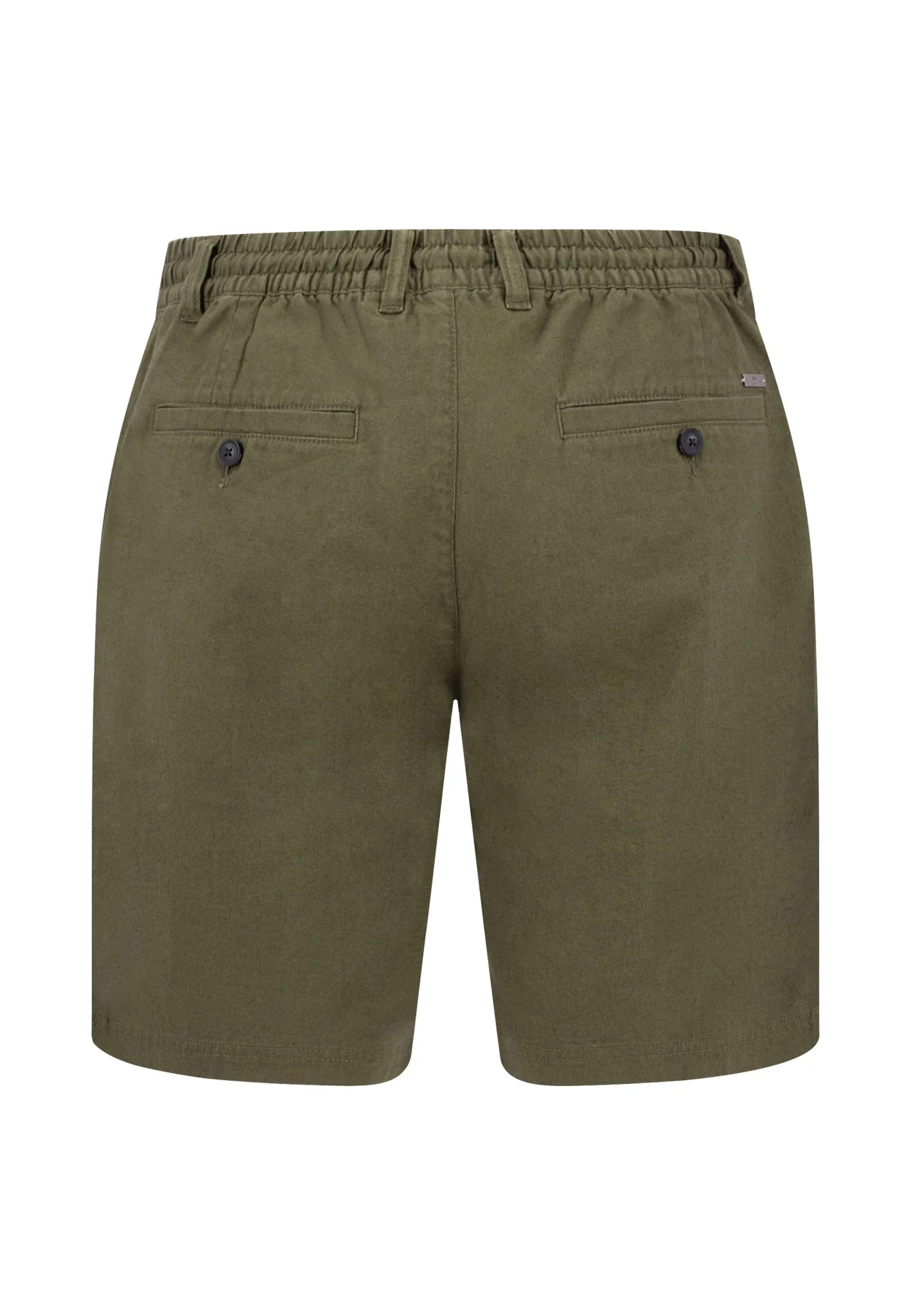 Shorts aus Leinen-Baumwoll-Mix mit elastischem Bund - Image 4