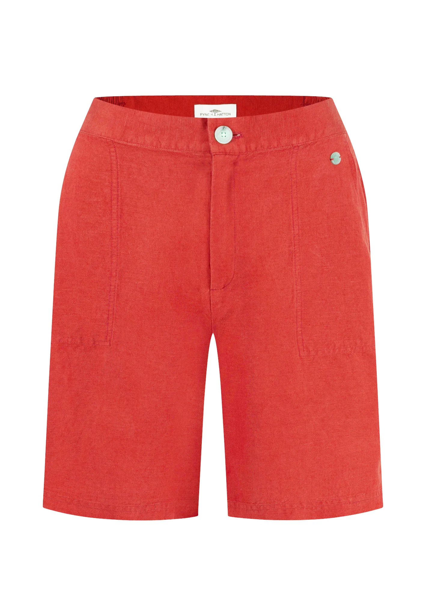 Shorts aus Leinen-Mix mit Taschen - Image 7