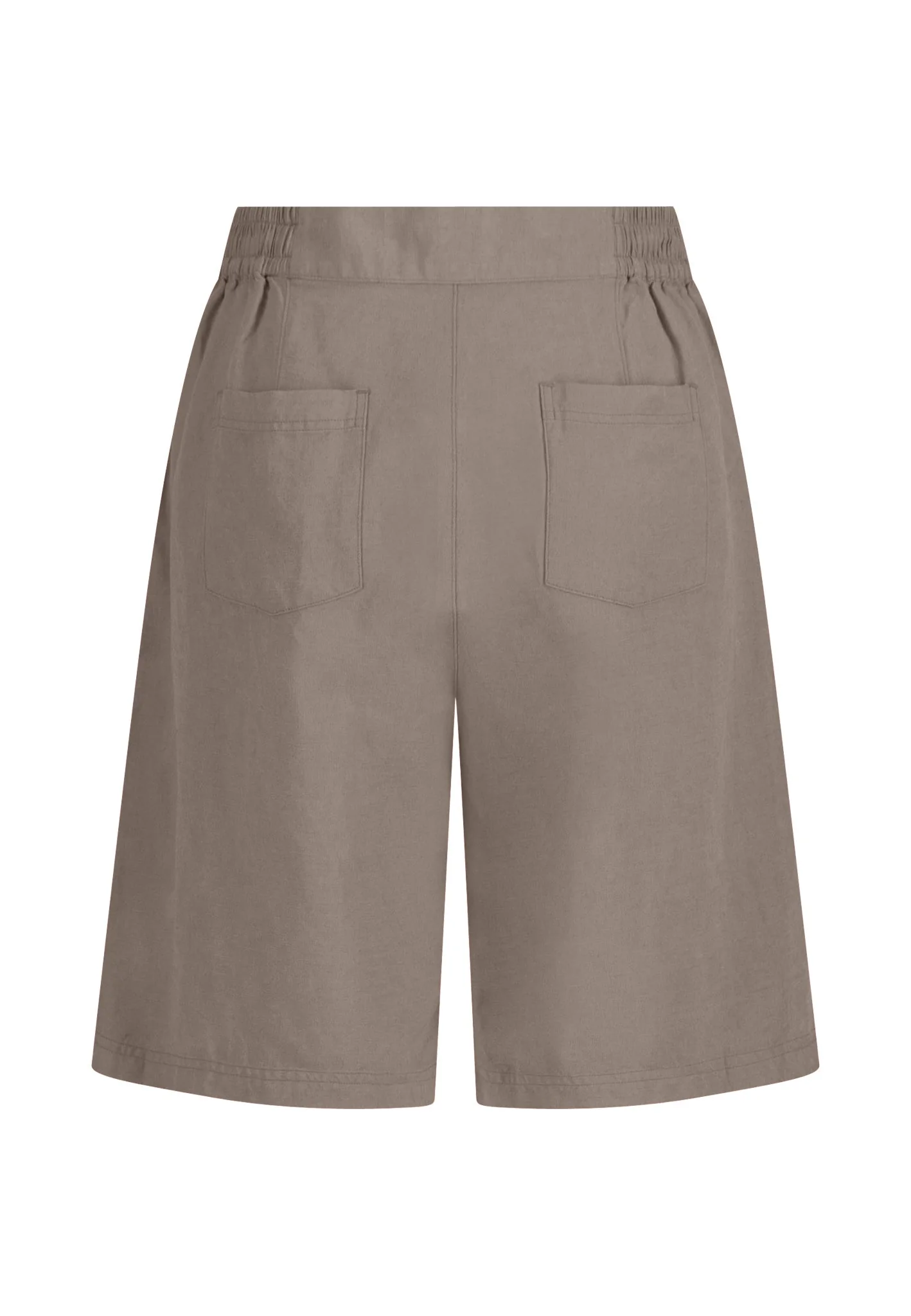Shorts aus Leinen-Viskose-Mix mit Taschen - Image 4