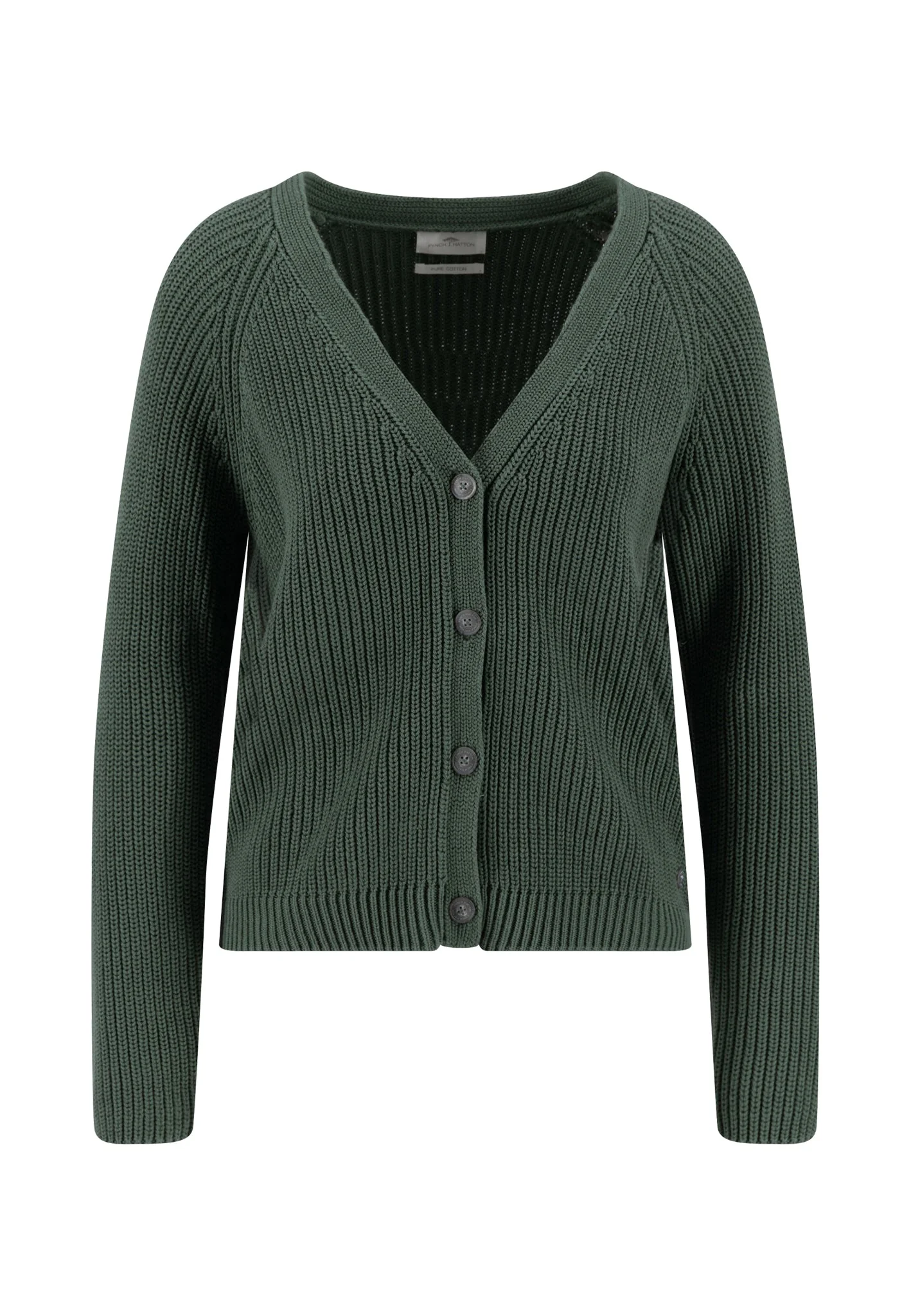 Strick-Cardigan aus Baumwolle mit V-Ausschnitt und Knopfleiste - Image 23