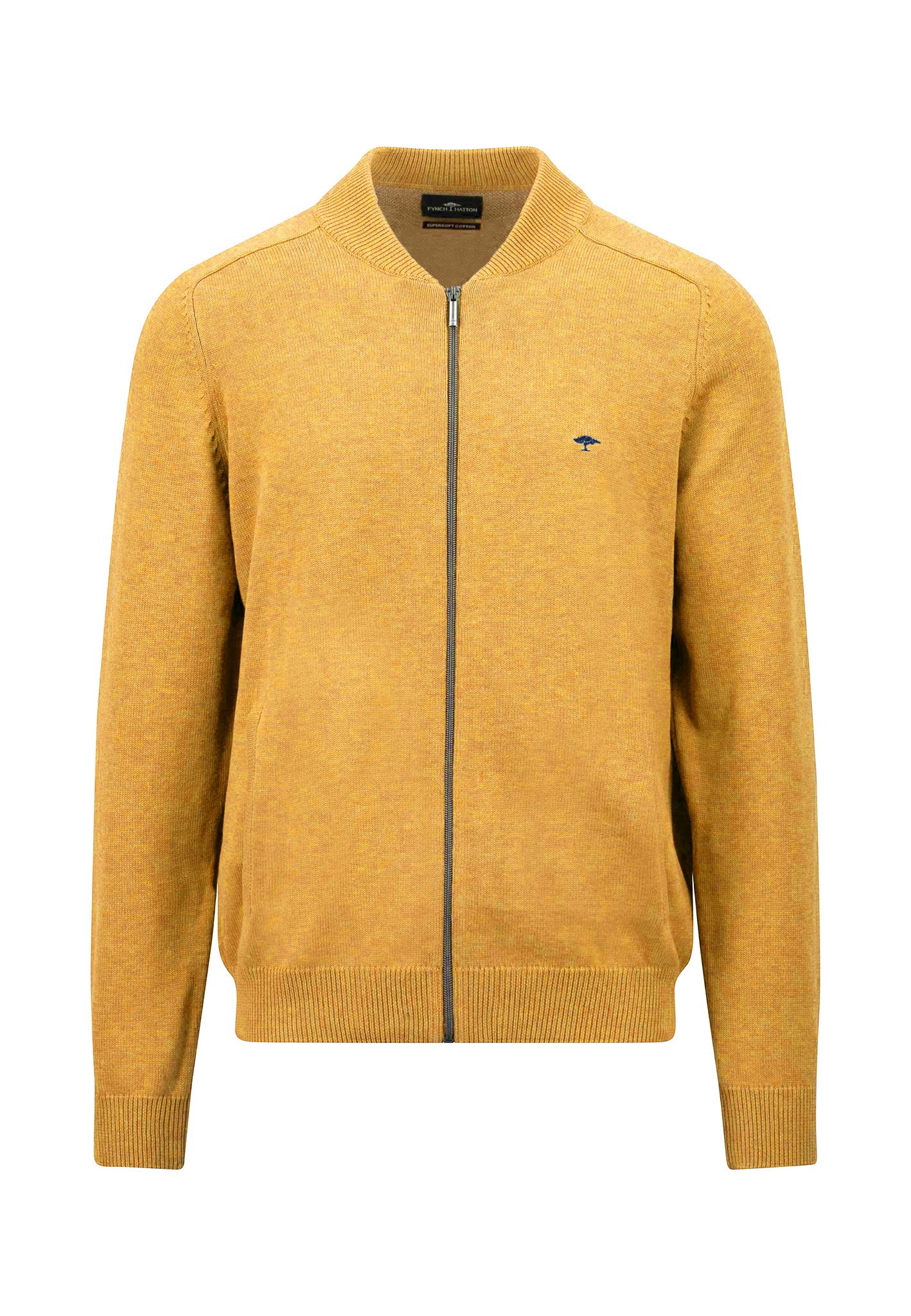 Strick-Cardigan mit Reißverschluss