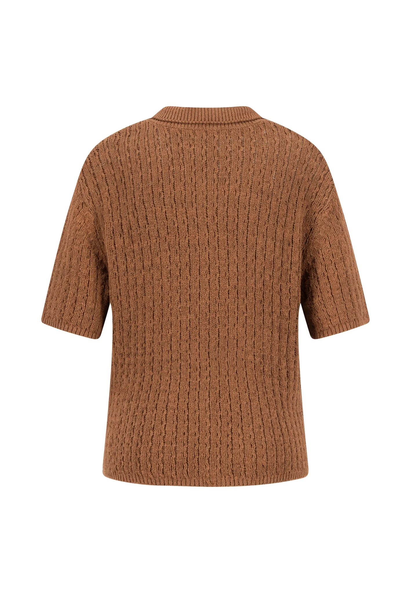 Strickjacke aus Baumwoll-Mix mit Strukturmuster - Image 3