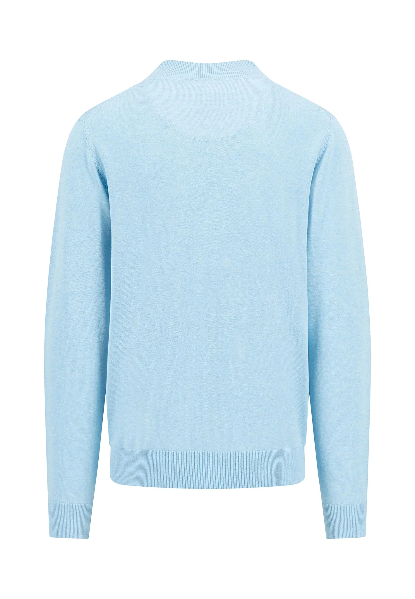 Strickjacke aus Baumwolle mit Collegekragen - Image 6