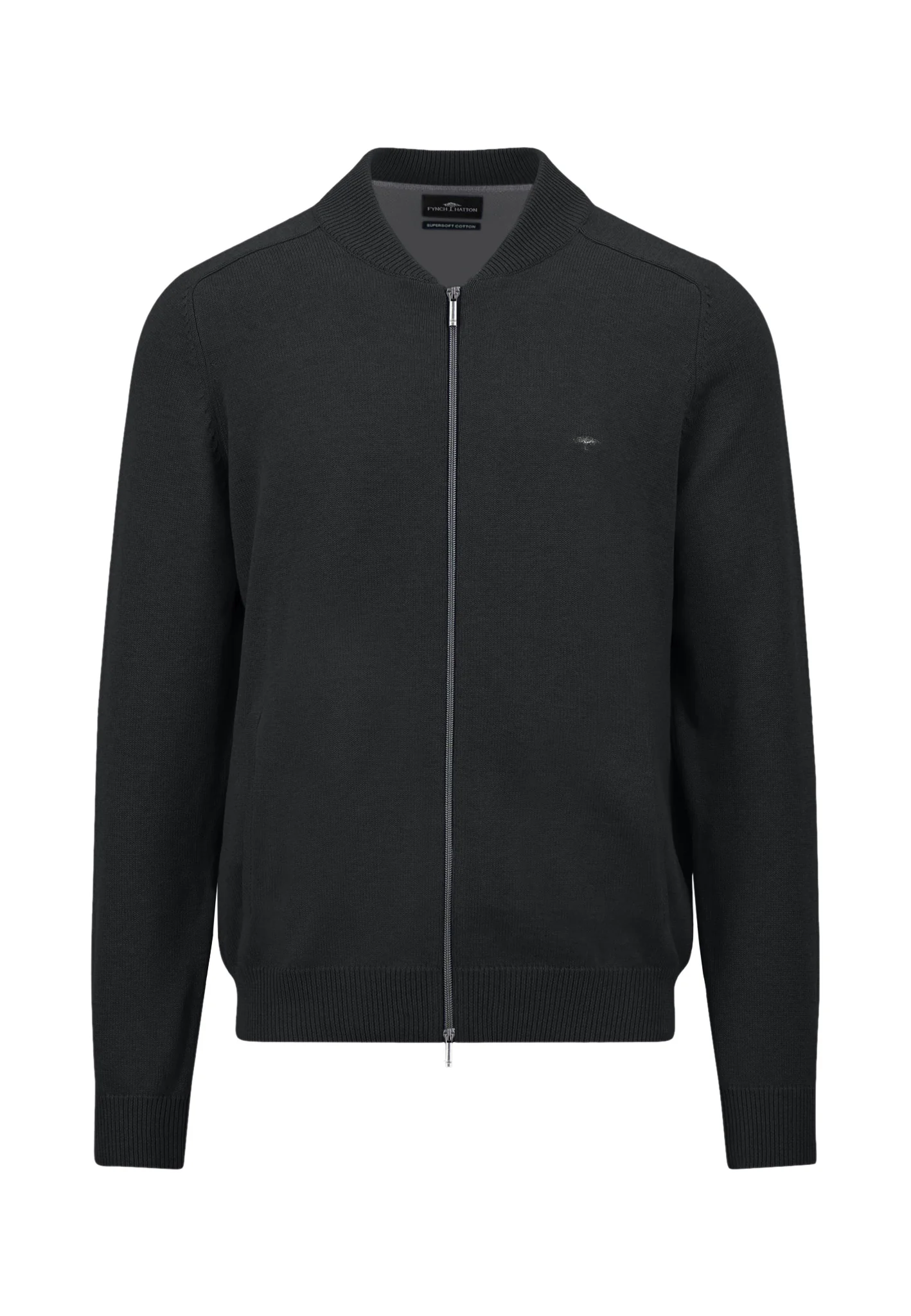 Strickjacke aus Baumwolle mit Reißverschluss und Stehkragen - Image 15